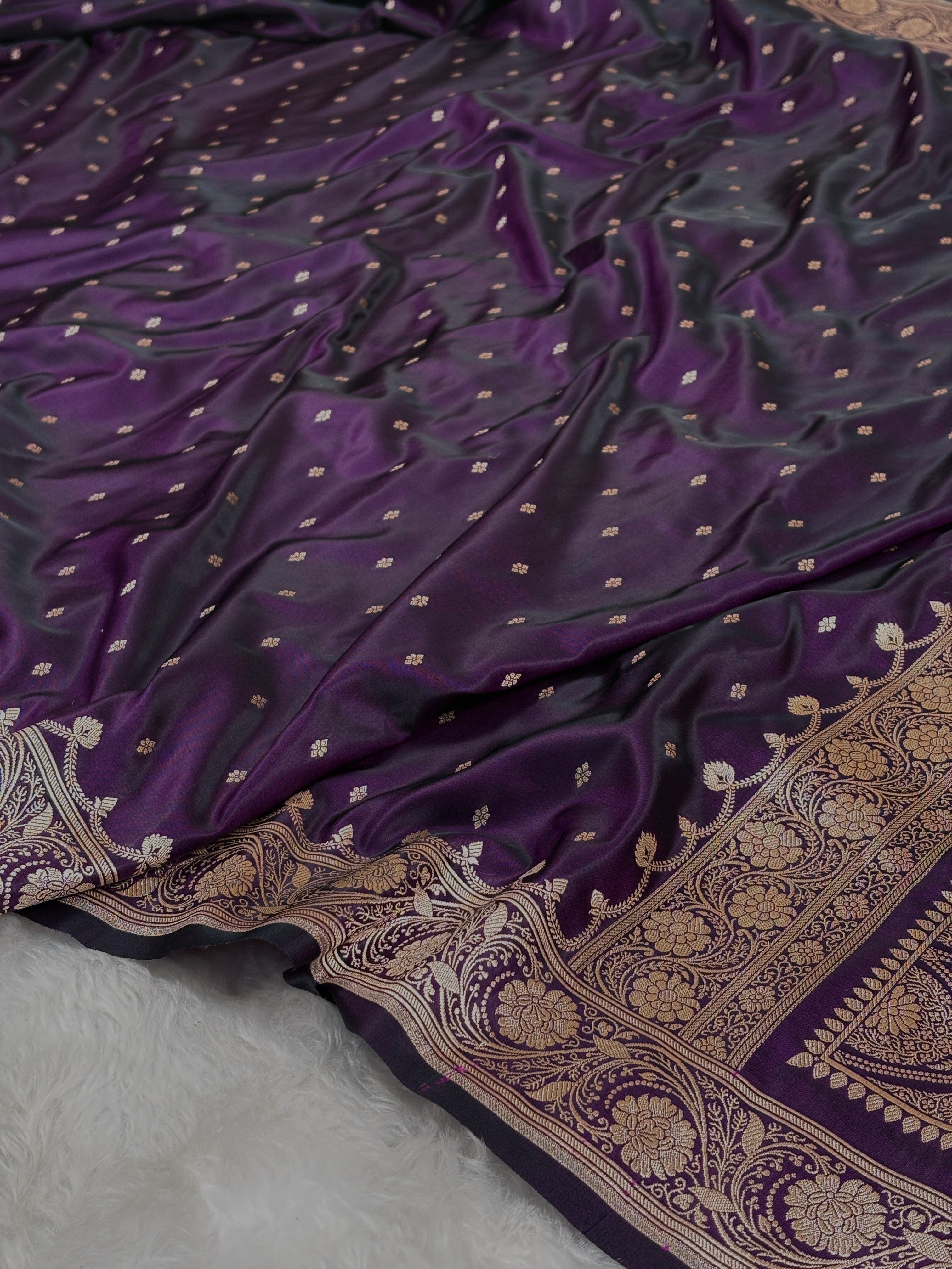 Mashru Katan Banarasi Saree