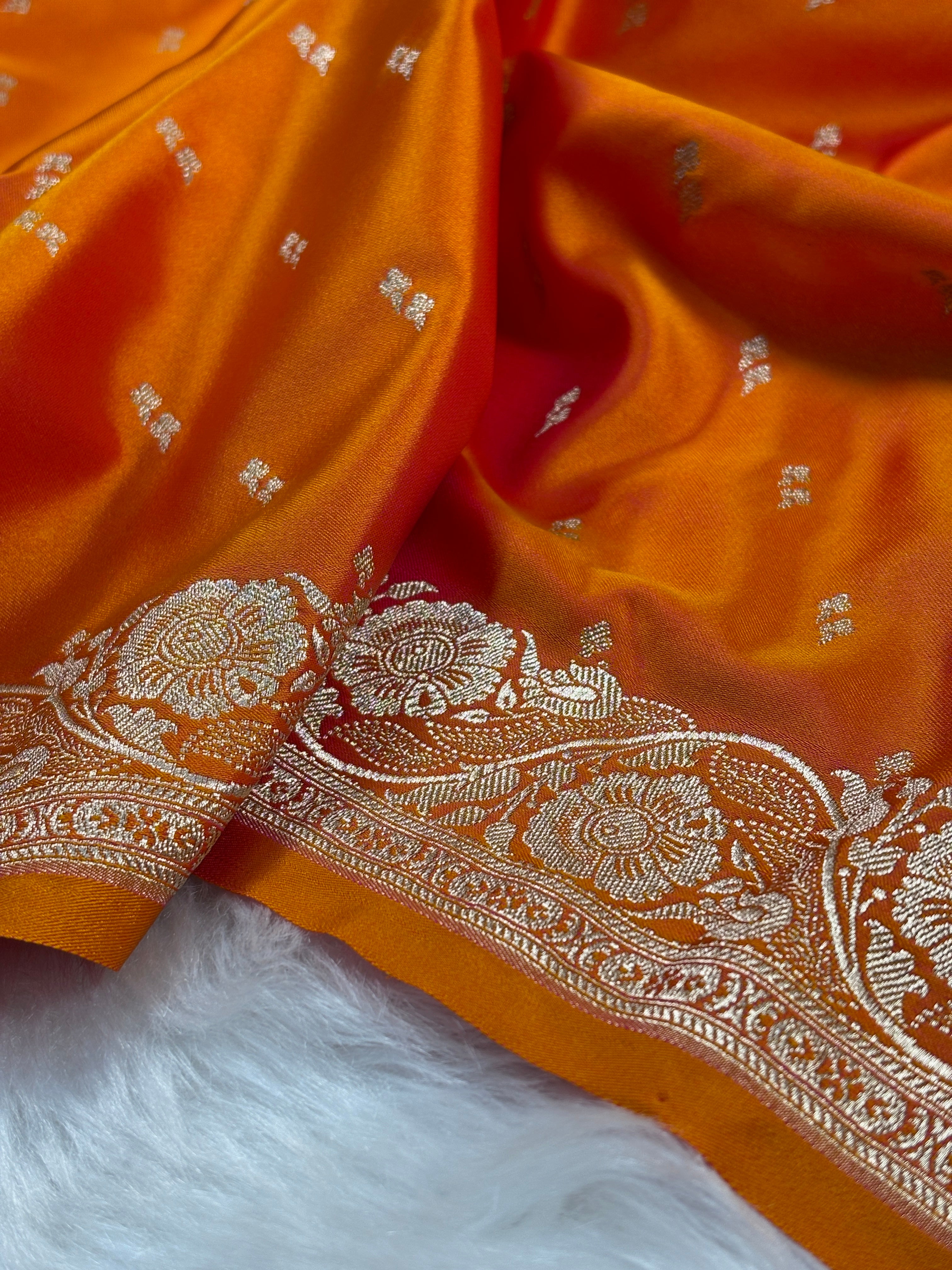 Mashru Katan Banarasi Saree