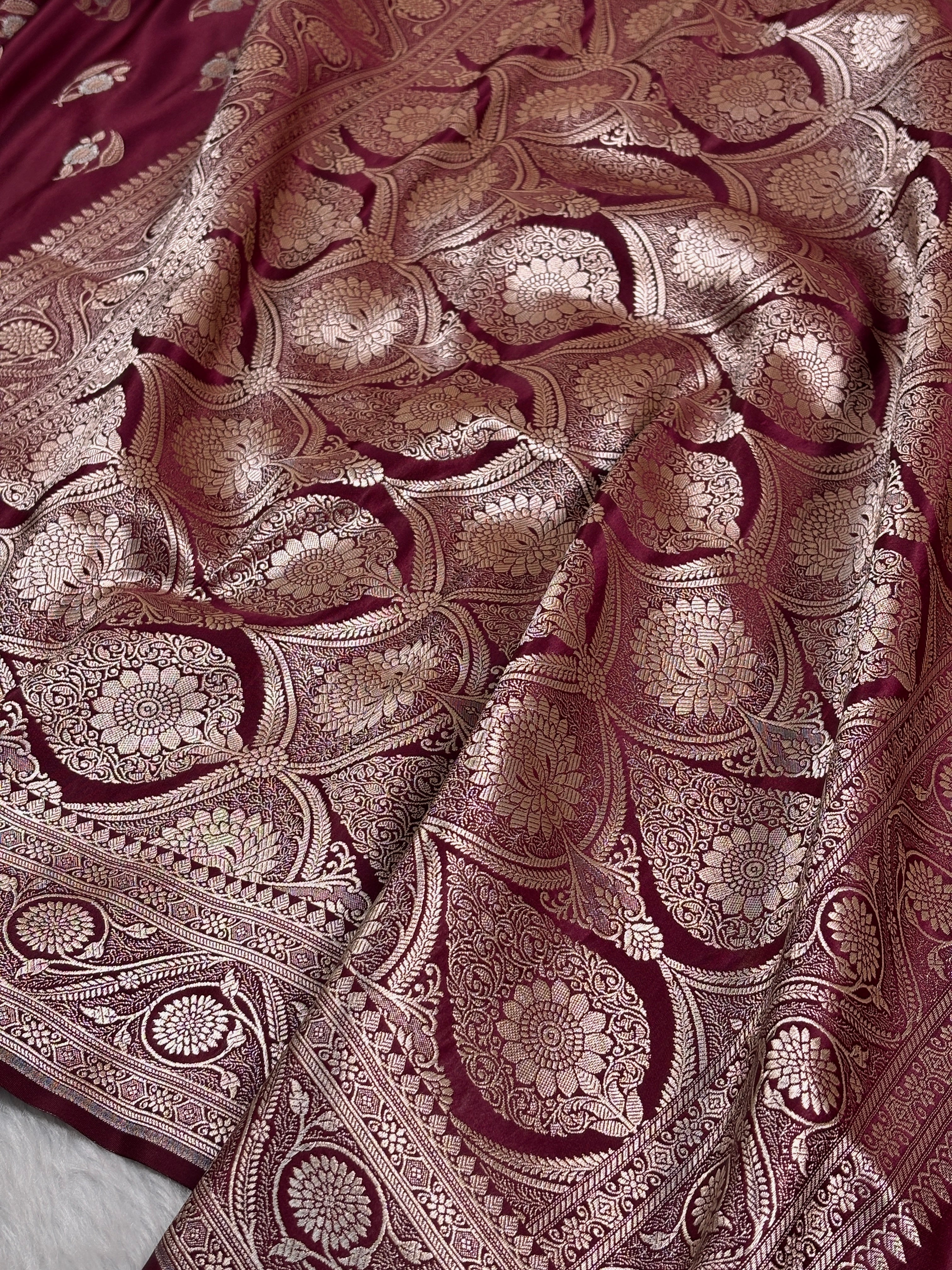 Mashru Katan Banarasi Saree