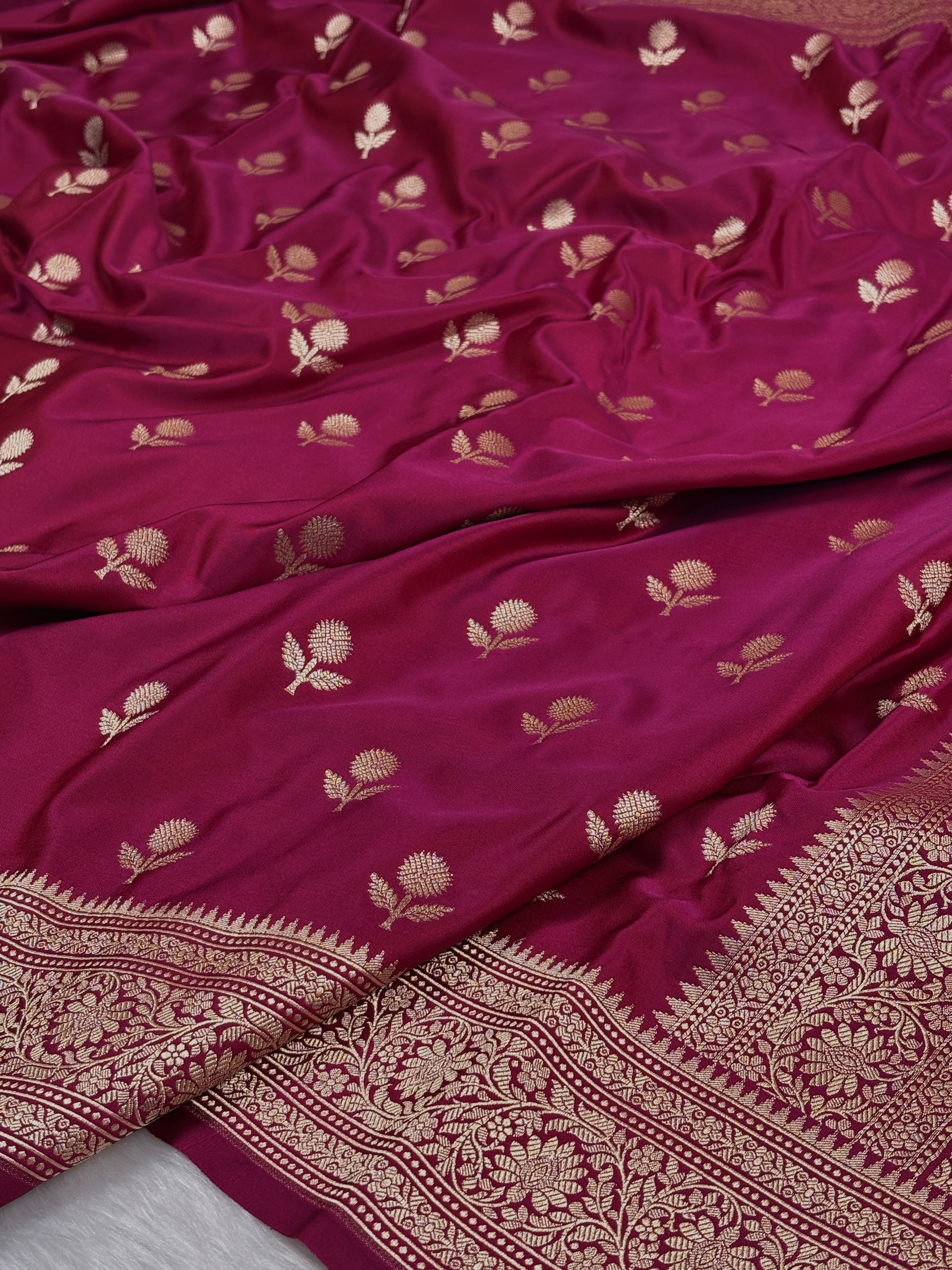 Mashru Katan Banarasi Saree