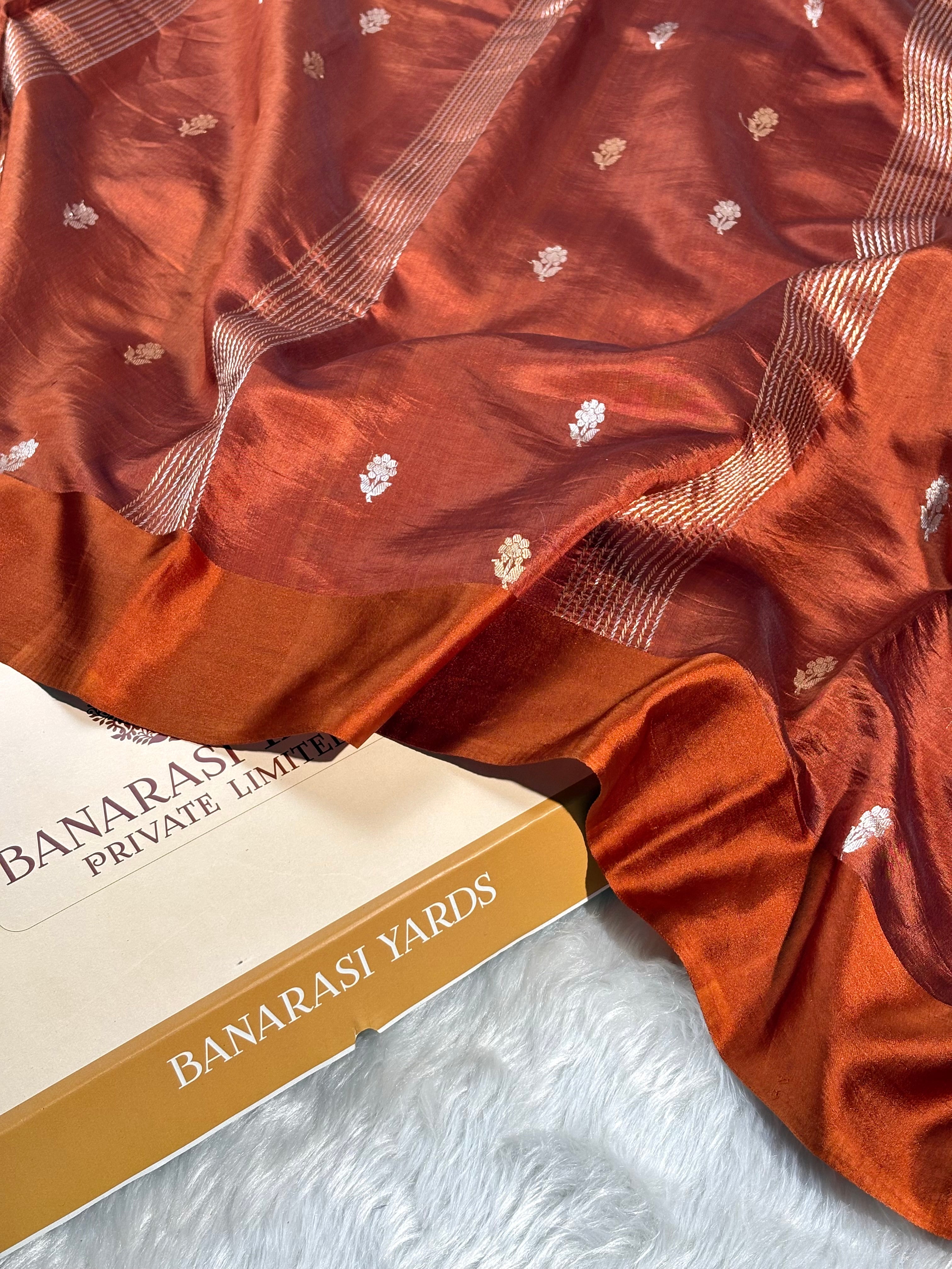 Pure Alfi Katan Handloom Banarasi Saree