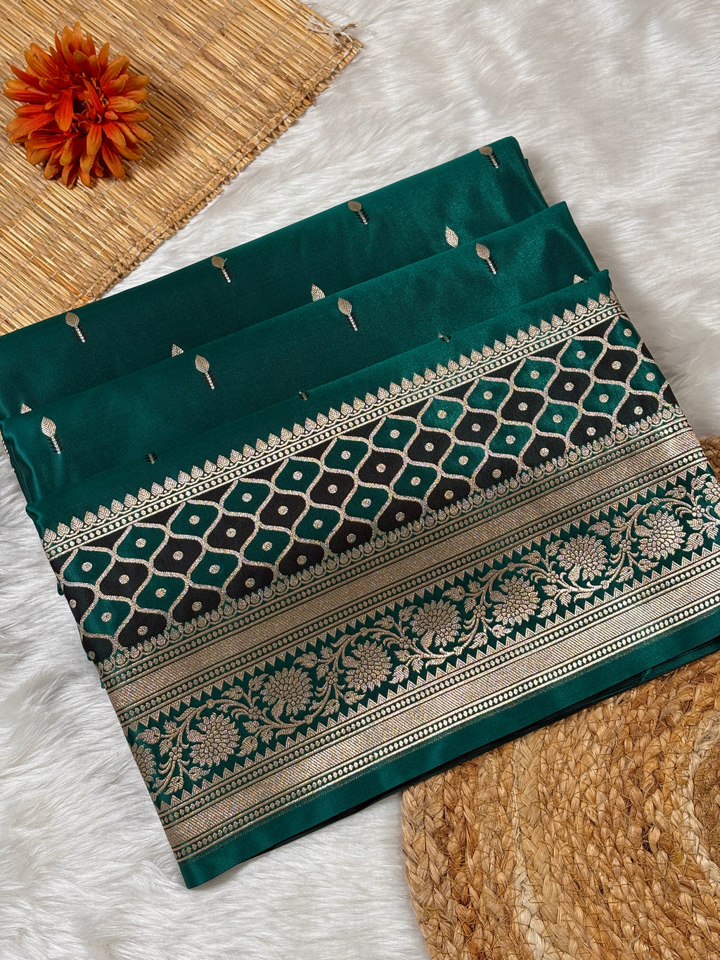 Mashru Katan Banarasi Saree