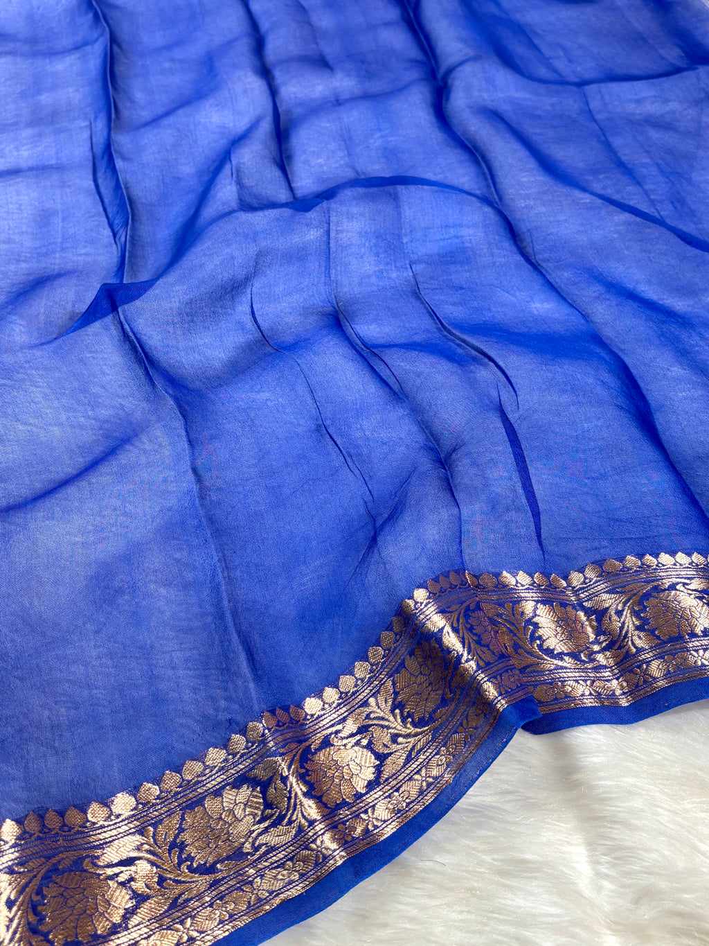 Pure Tissue Alfi Handloom Banarasi Saree
