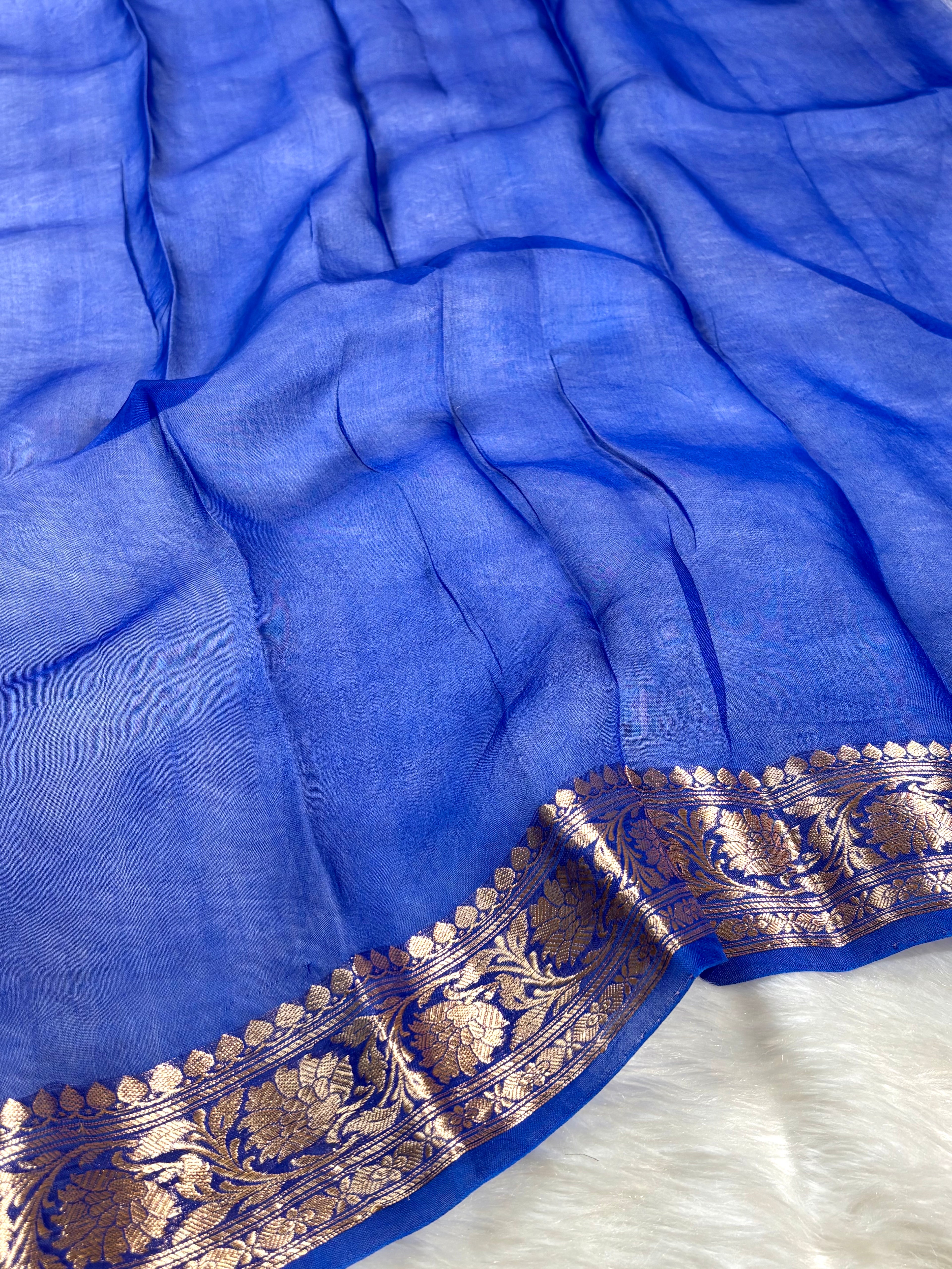 Pure Tissue Alfi Handloom Banarasi Saree