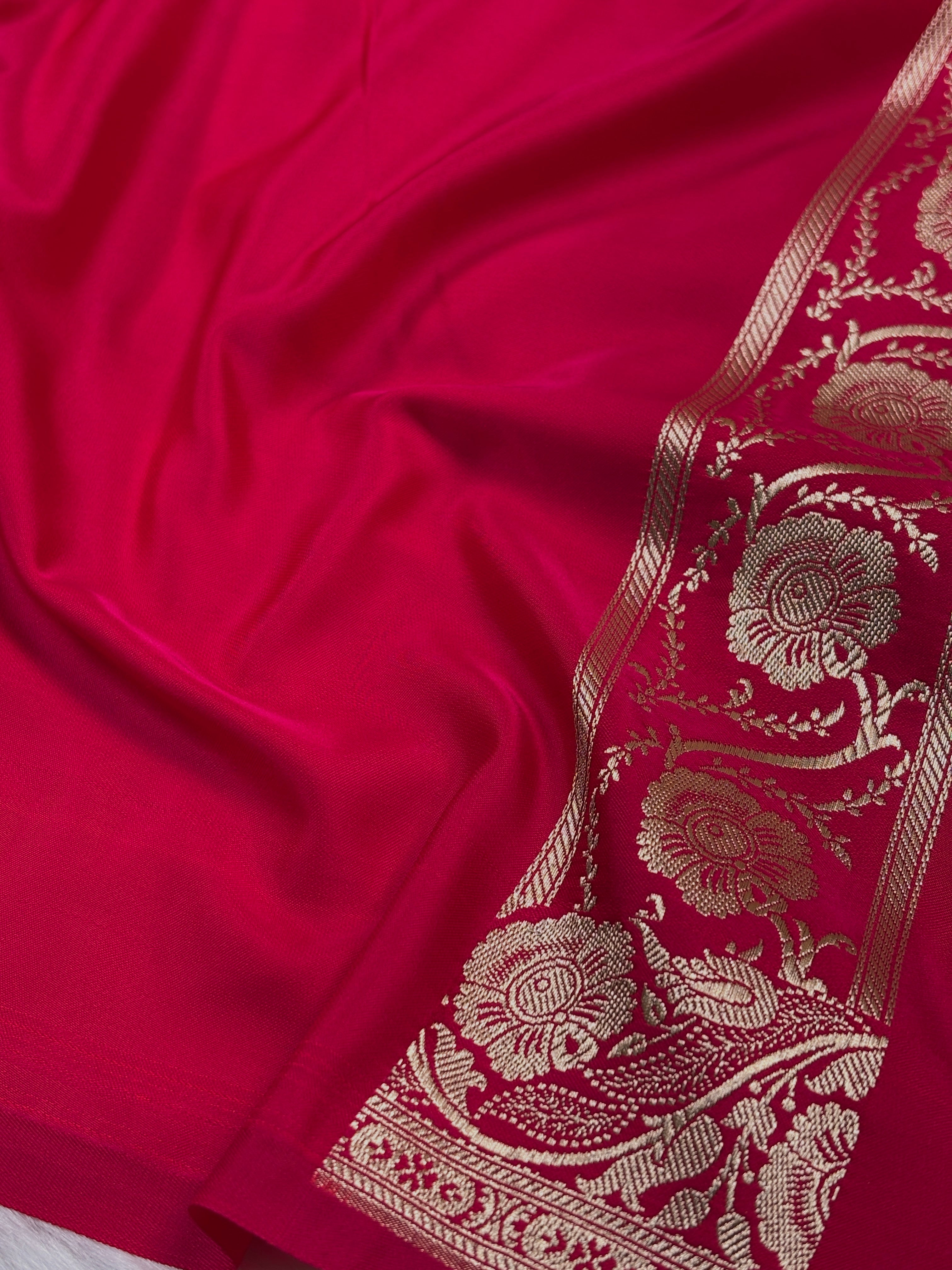 Mashru Katan Banarasi Saree