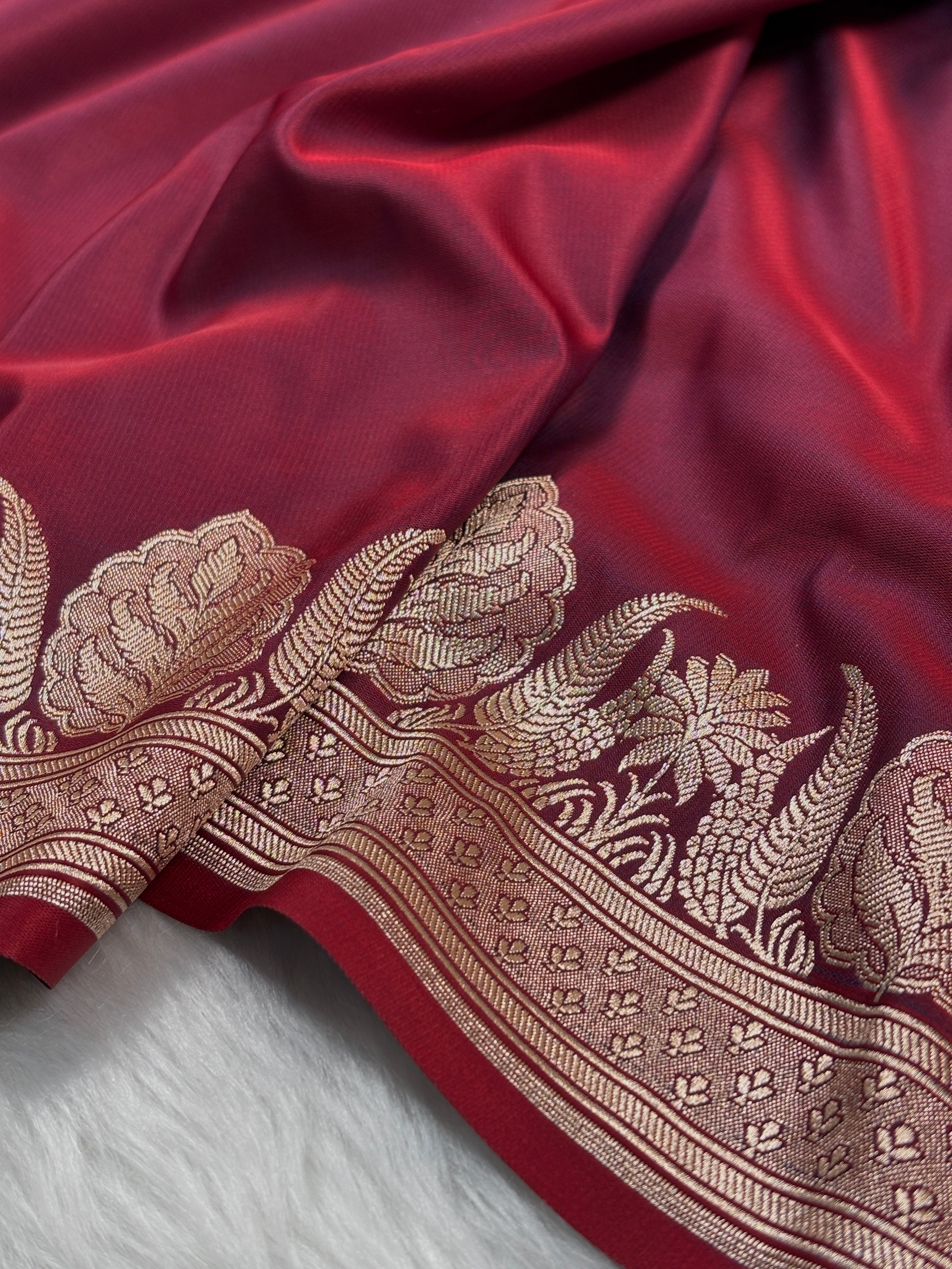 Premium Mashru Katan Banarasi Saree