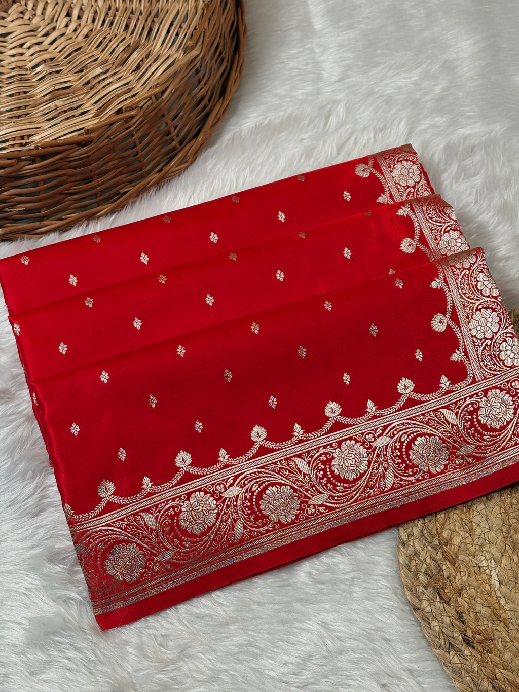 Mashru Katan Banarasi Saree