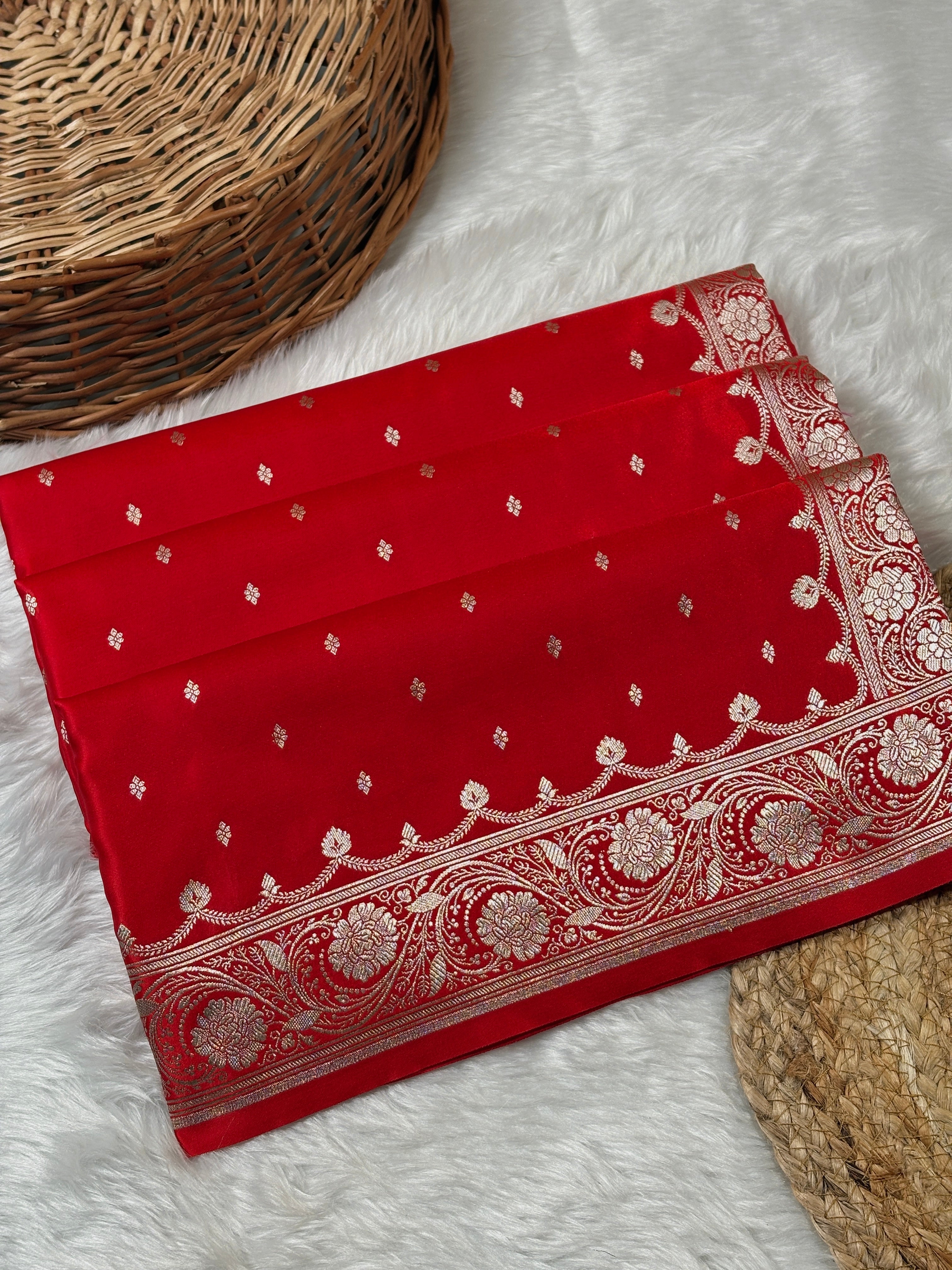 Mashru Katan Banarasi Saree
