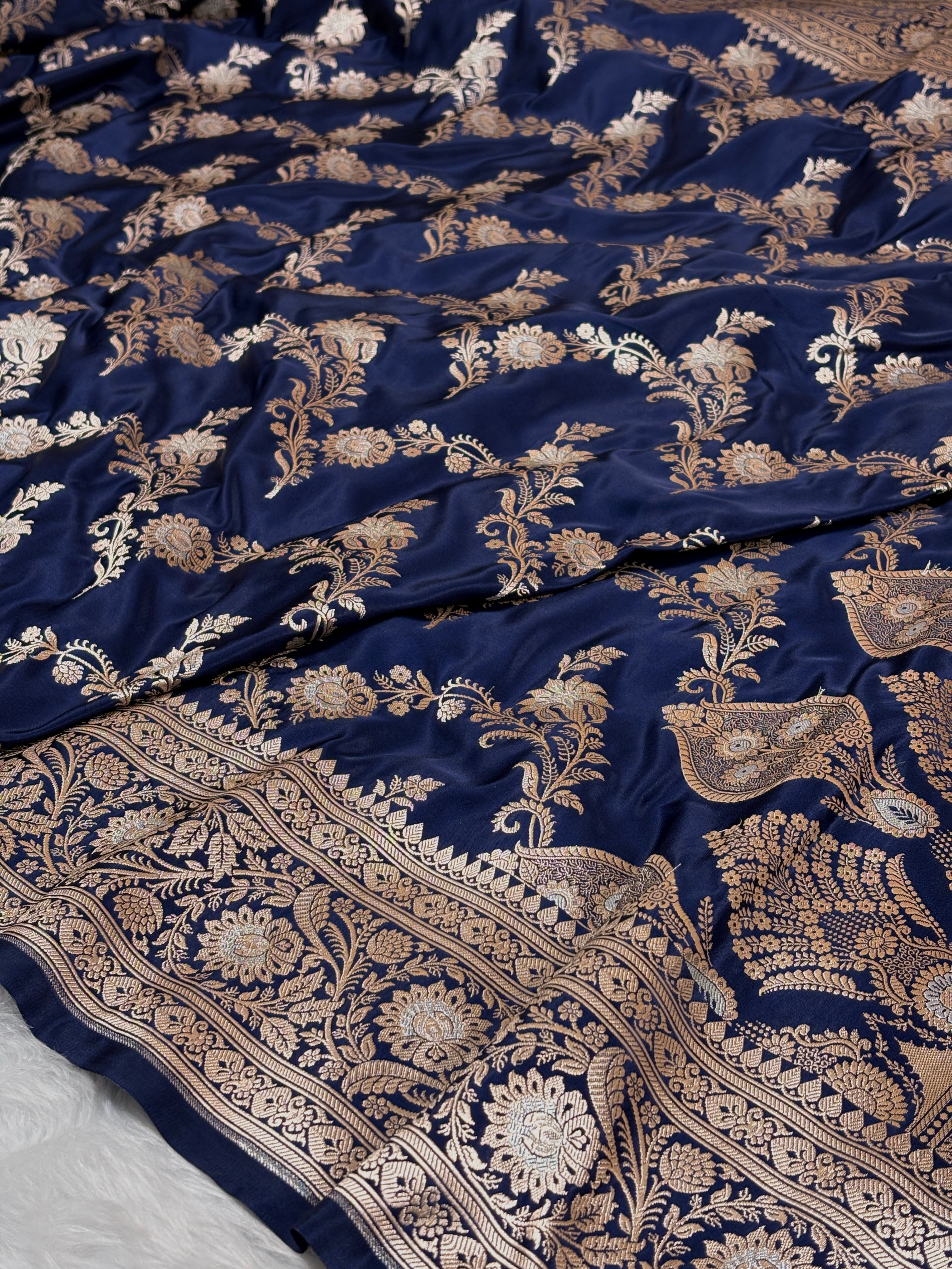 Mashru Katan Banarasi Saree