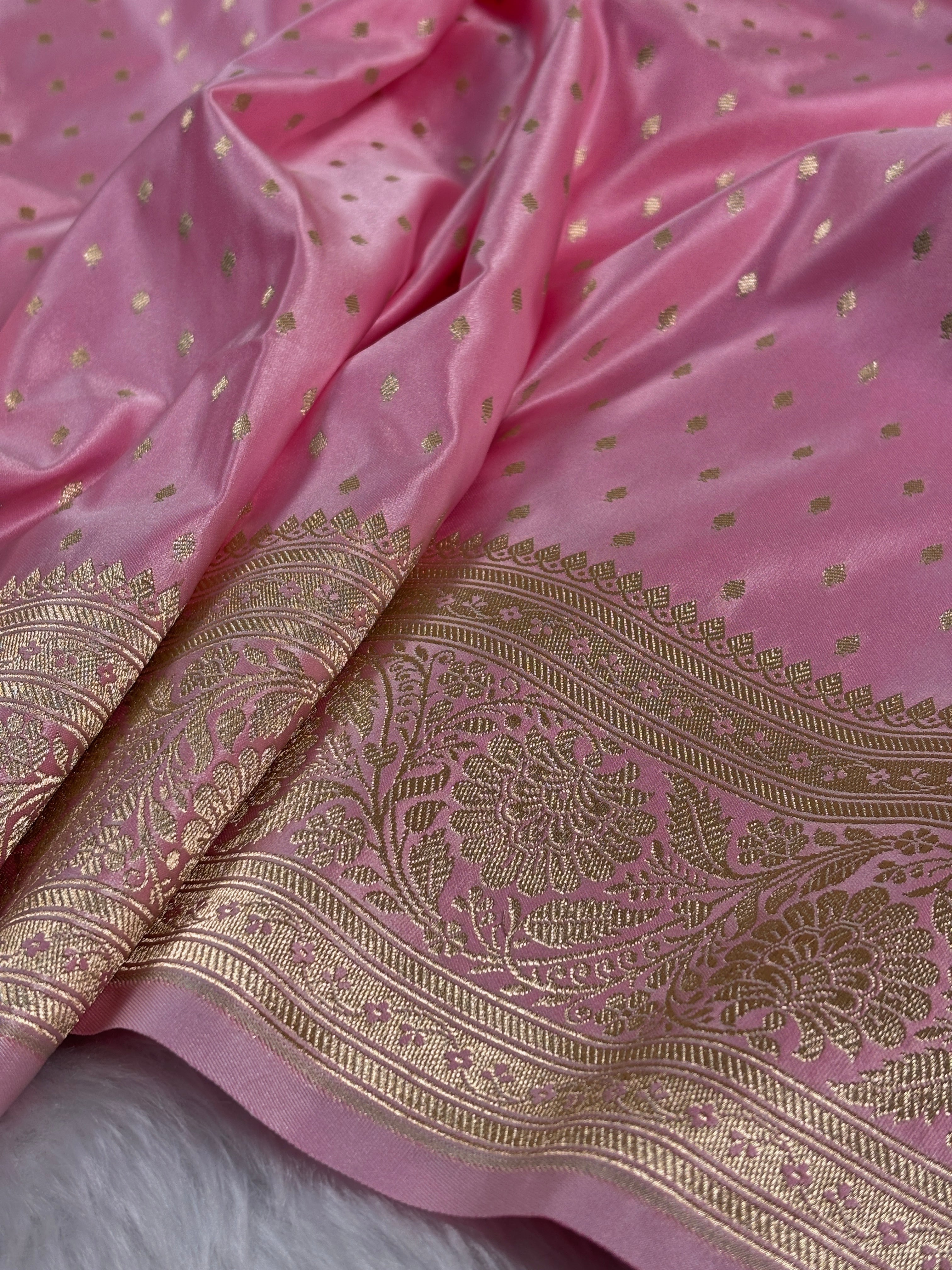 Mashru Katan Banarasi Saree
