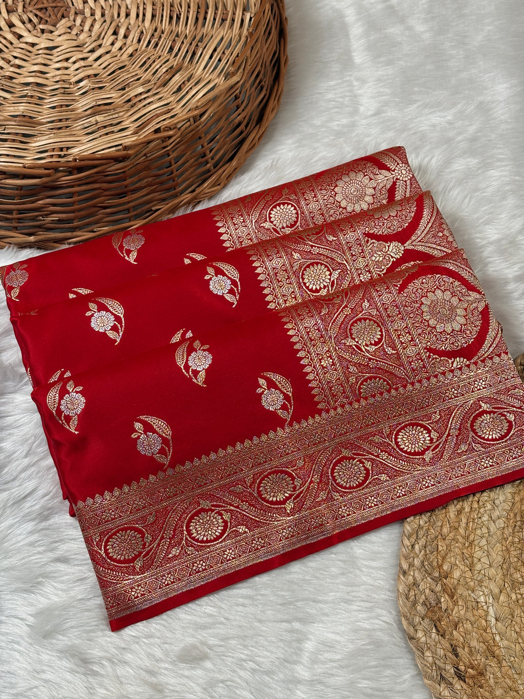 Mashru Katan Banarasi Saree