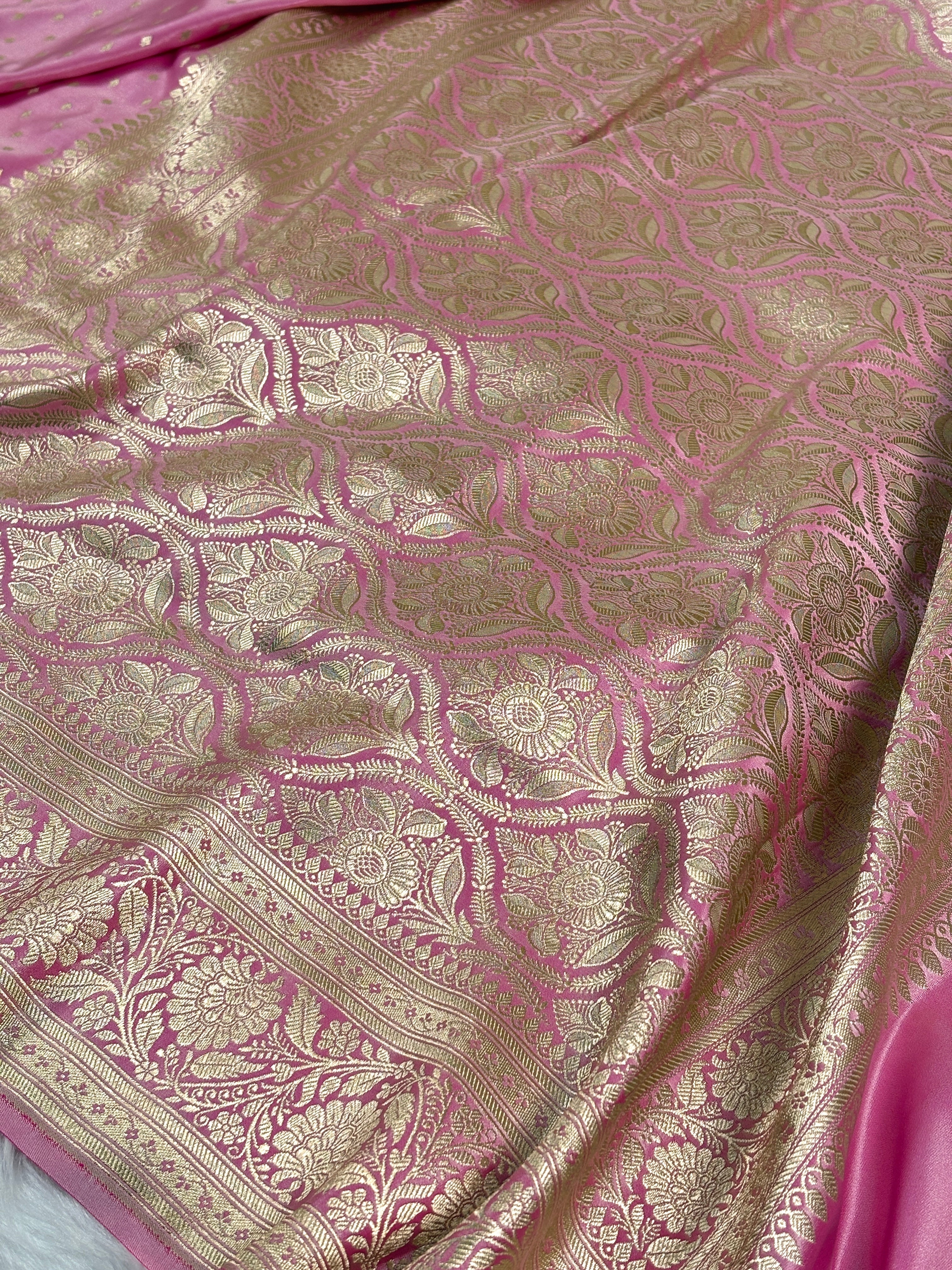 Mashru Katan Banarasi Saree