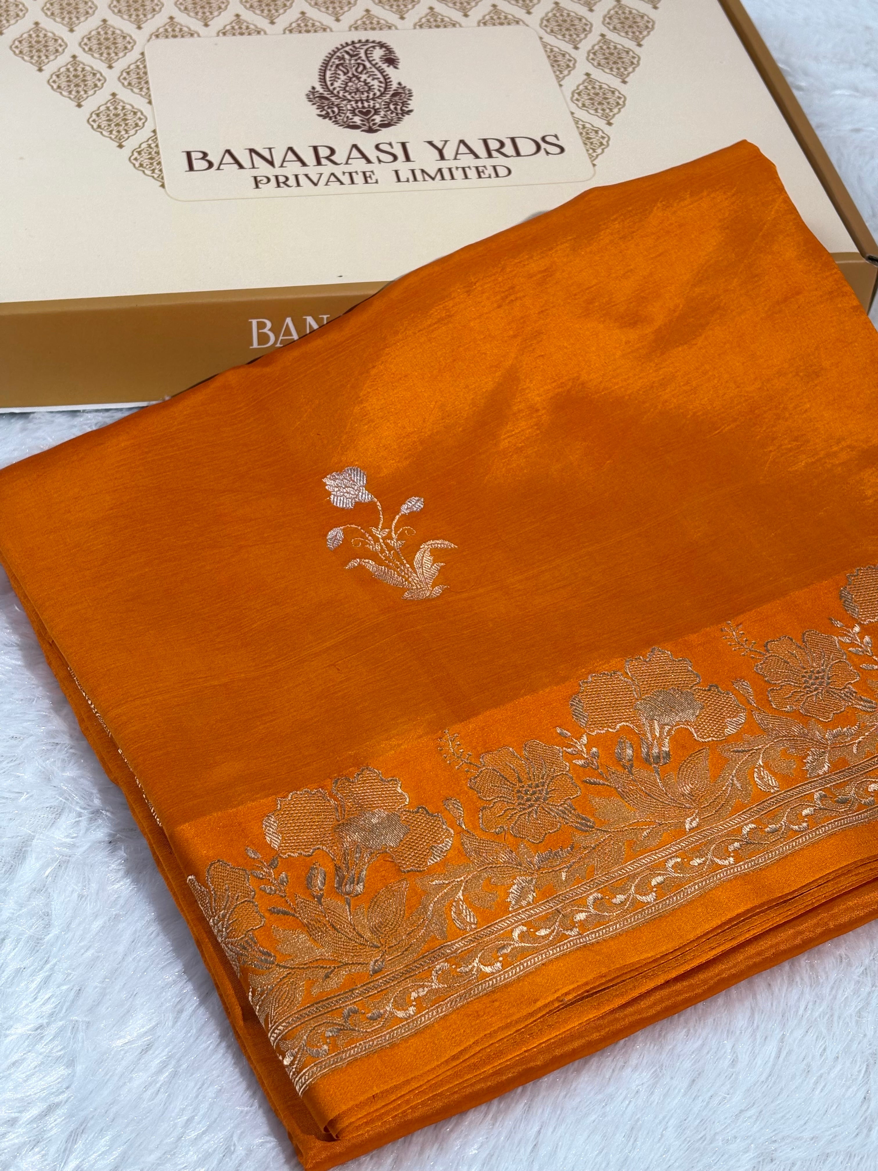 Pure Katan Alfi Handloom Banarasi Saree