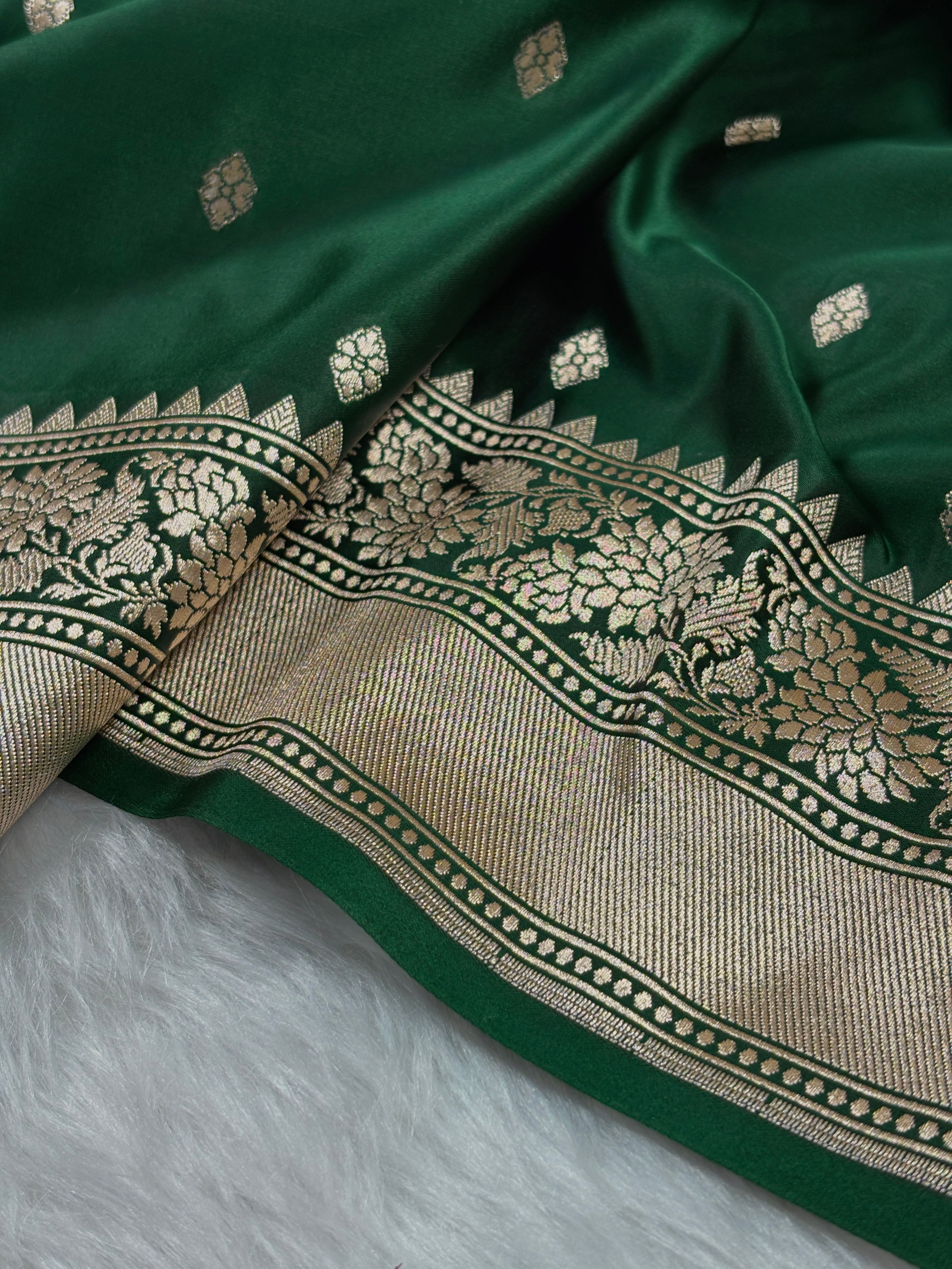 Premium Mashru Katan Banarasi Saree
