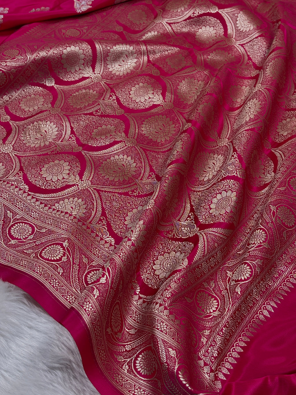 Mashru Katan Banarasi Saree