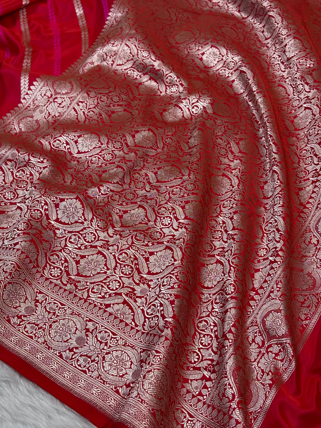 Mashru Katan Banarasi Saree