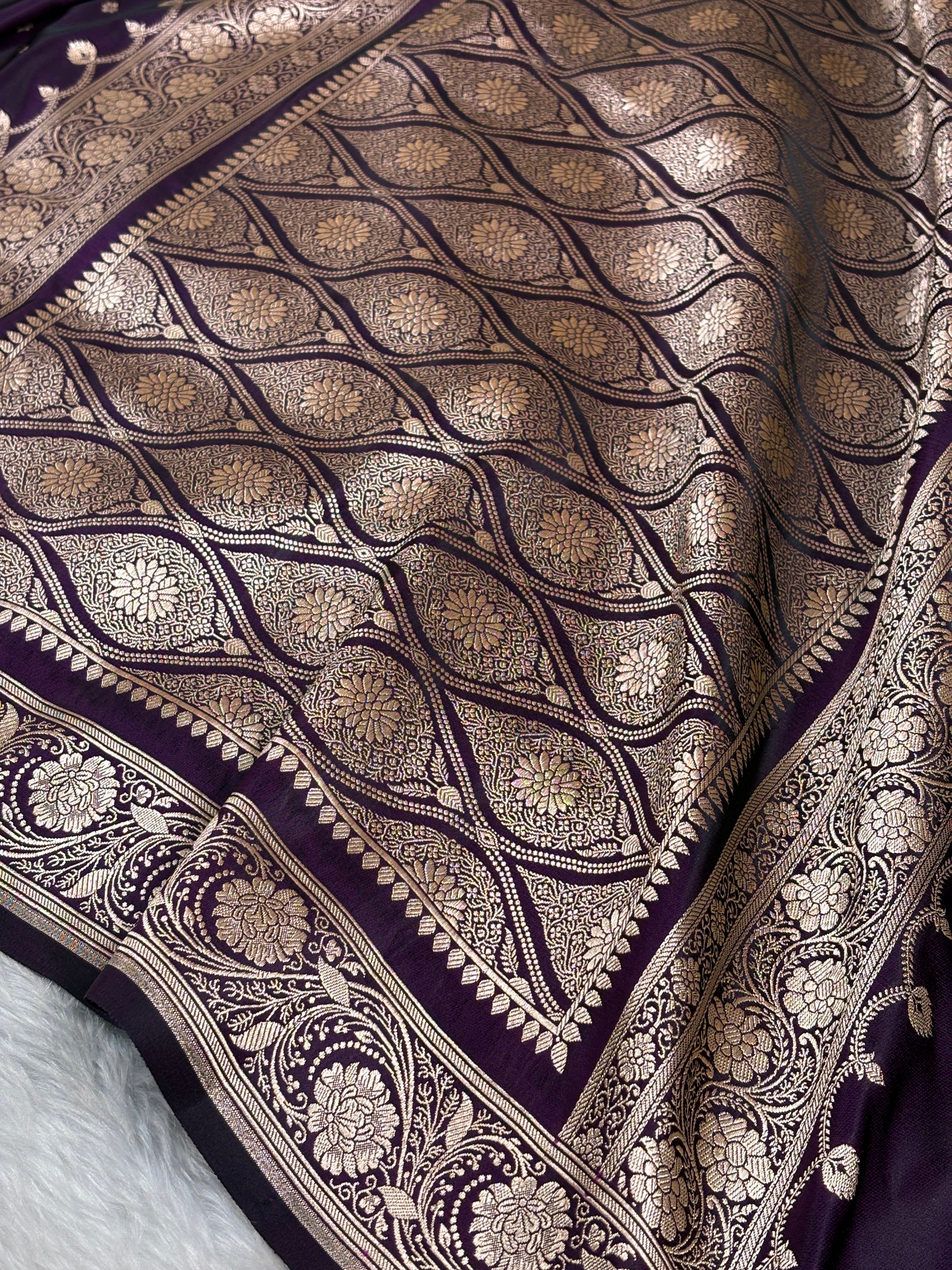 Mashru Katan Banarasi Saree