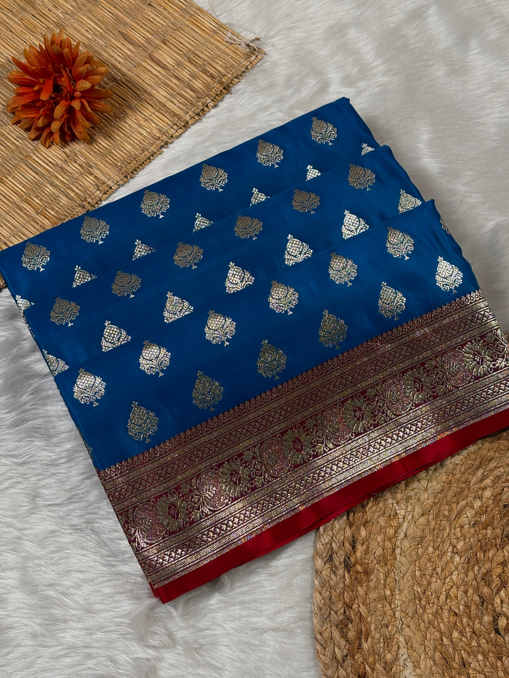 Mashru Satin Banarasi Saree