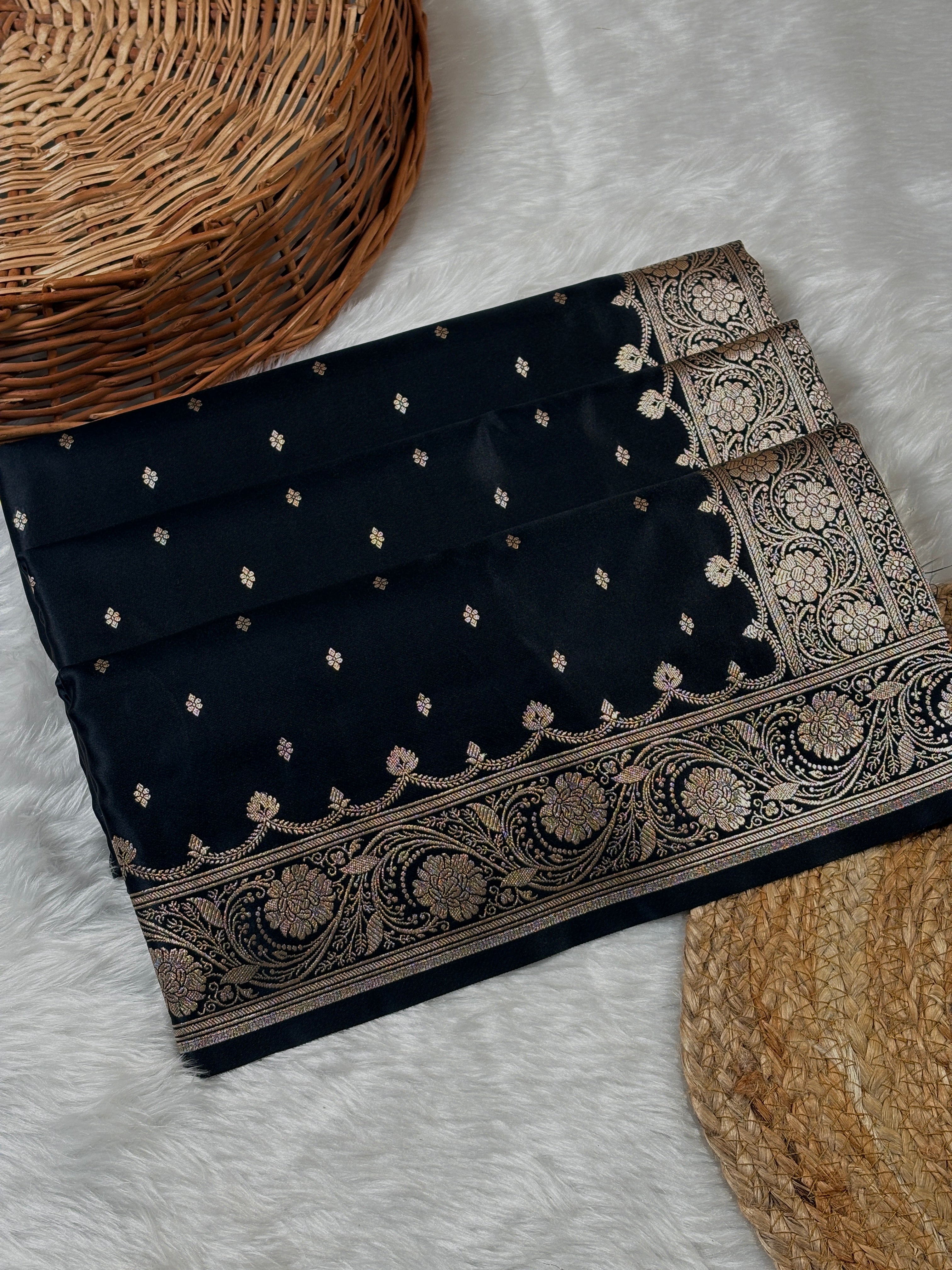 Mashru Katan Banarasi Saree