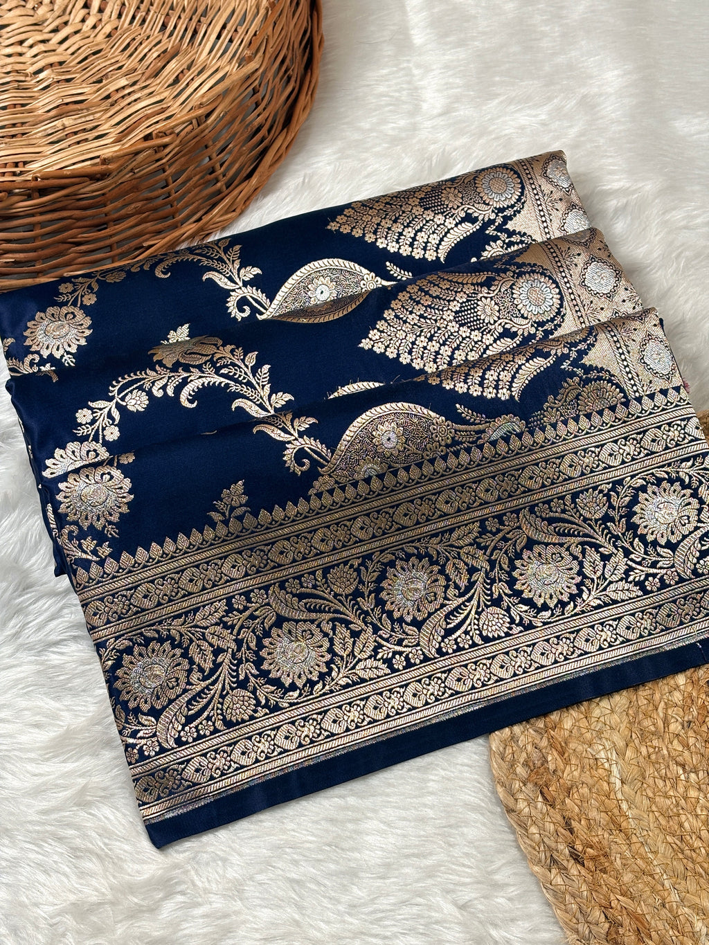 Mashru Katan Banarasi Saree