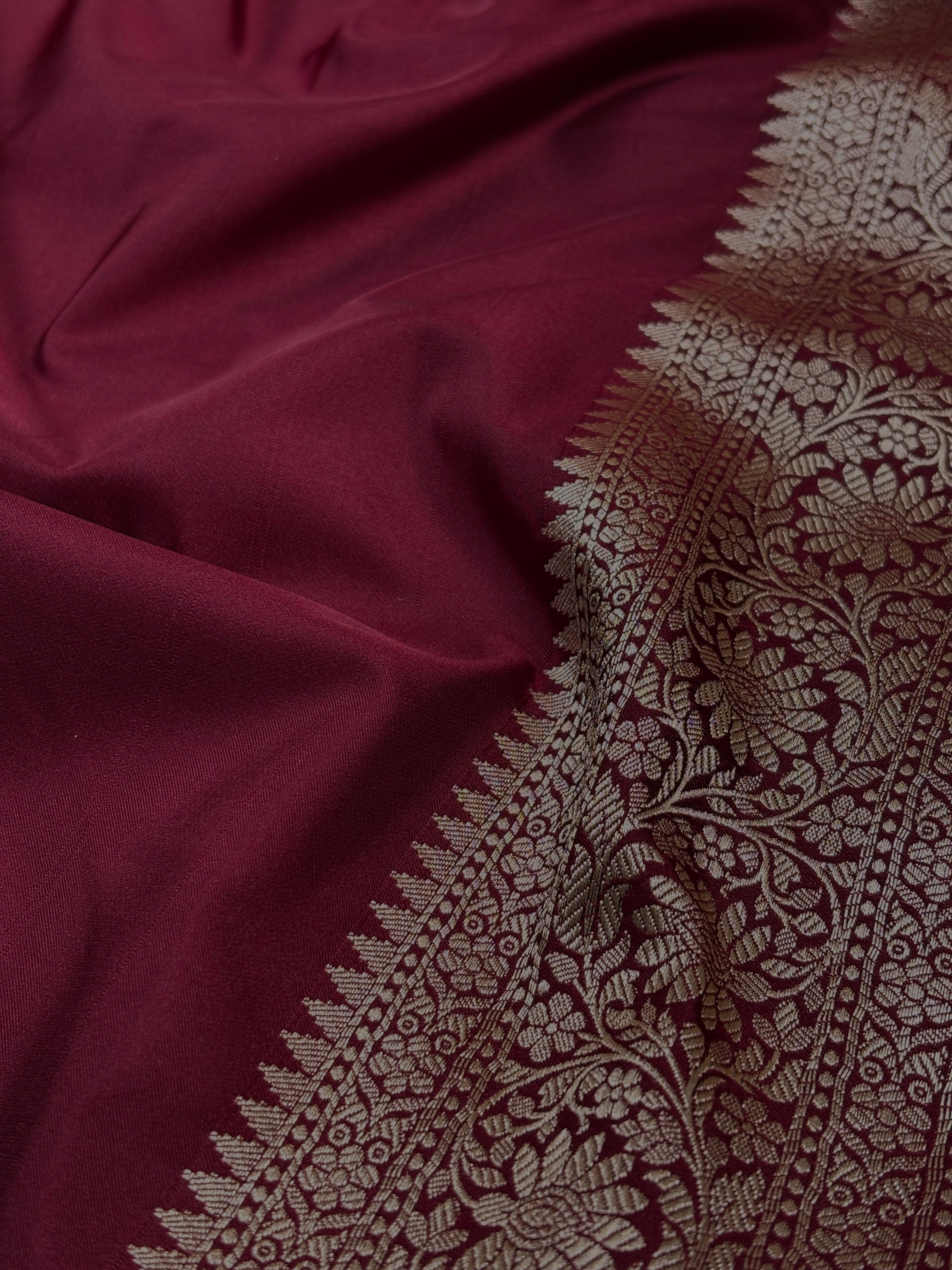 Mashru Katan Banarasi Saree