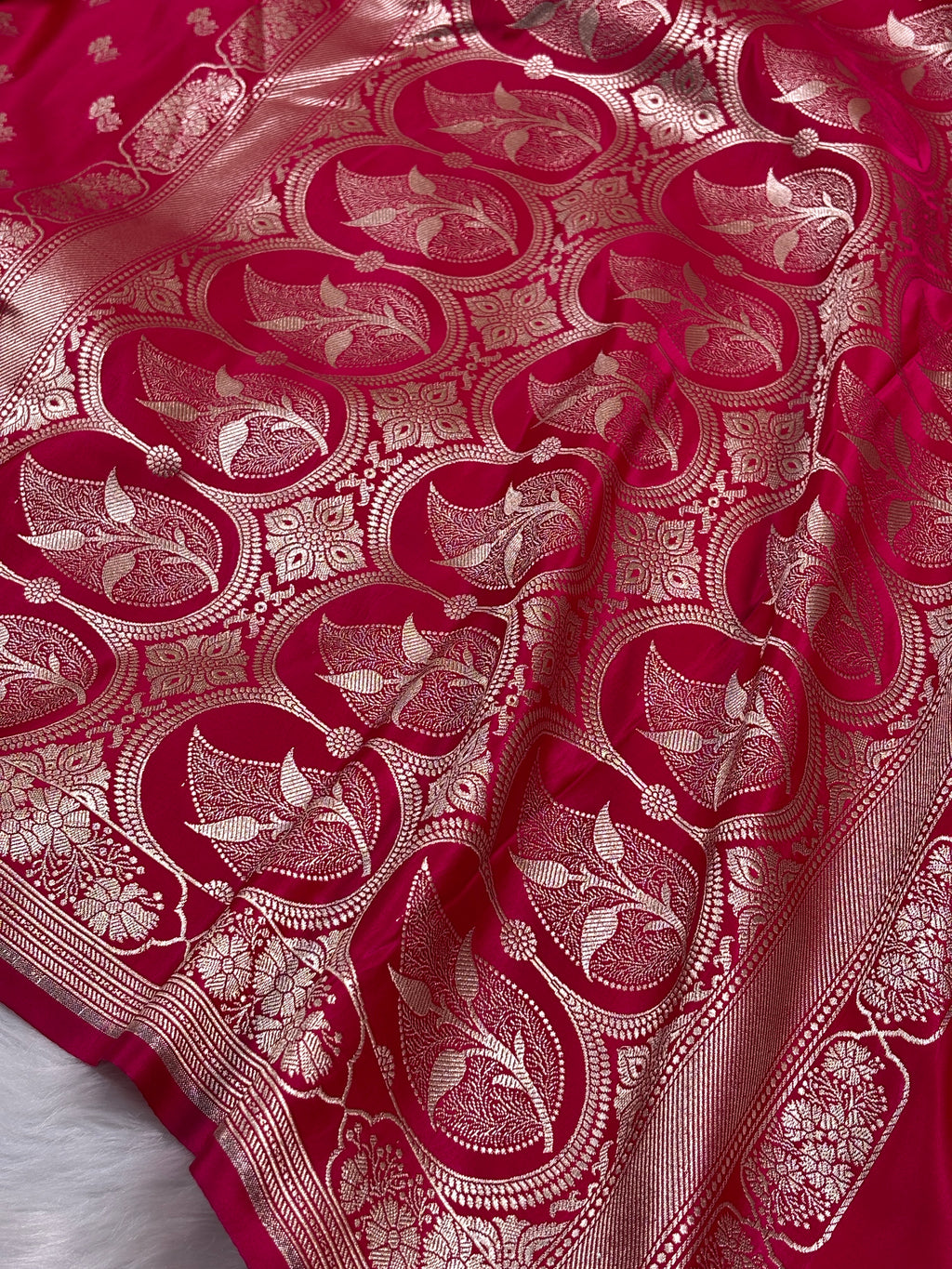 Mashru Katan Banarasi Saree