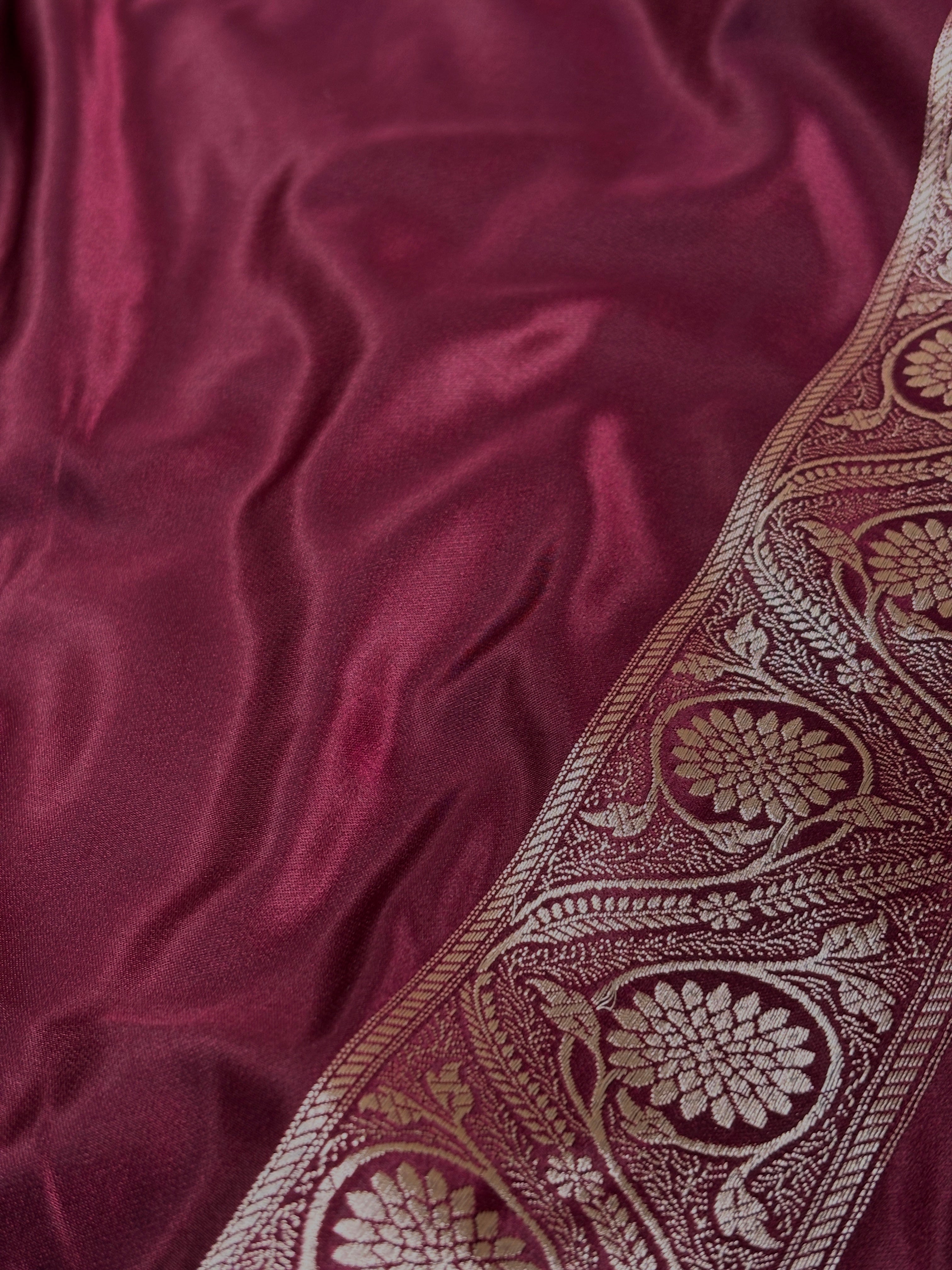 Mashru Katan Banarasi Saree