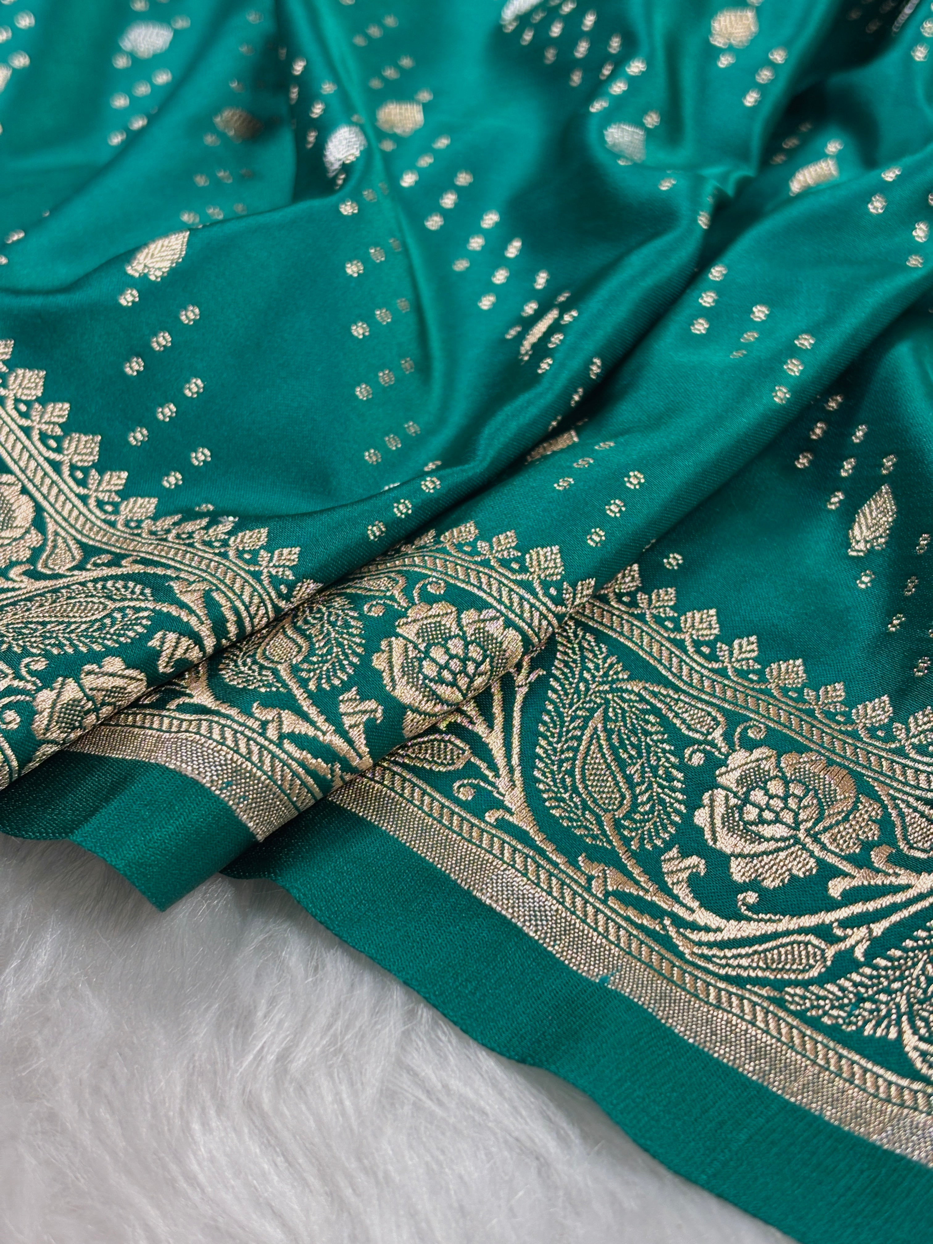 Mashru Katan Banarasi Saree