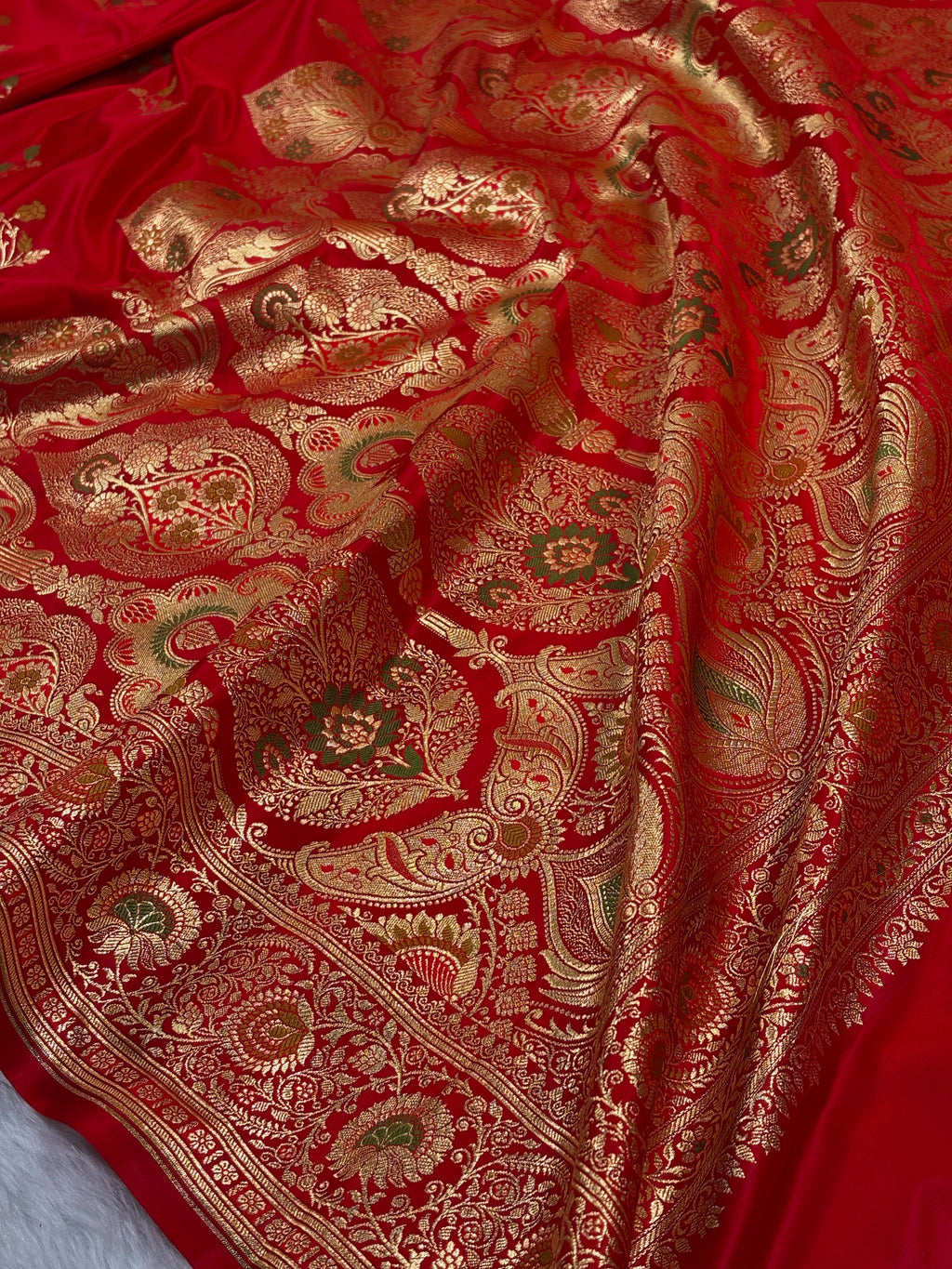 Premium Mashru Katan Banarasi Saree
