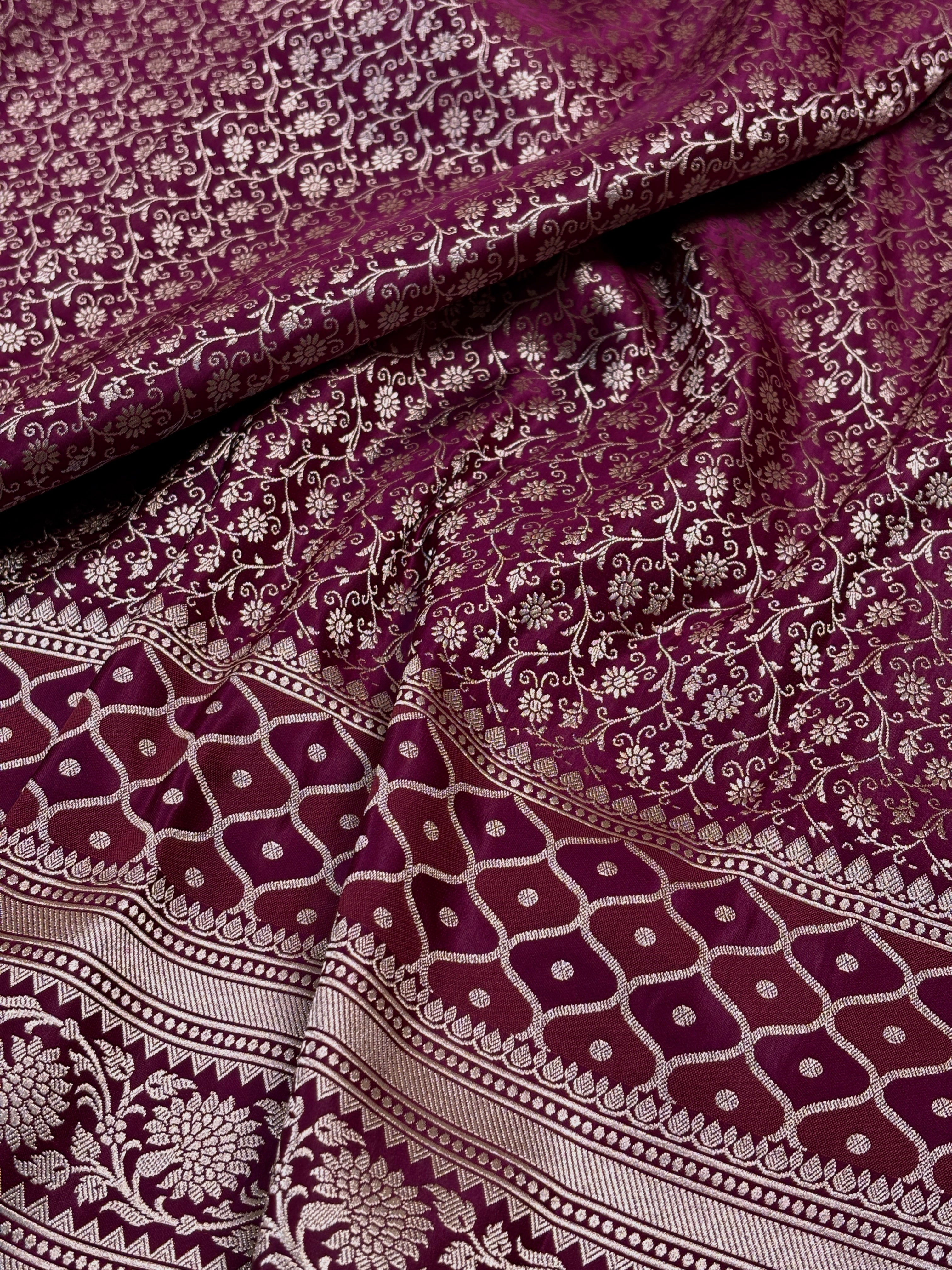 Mashru Katan Banarasi Saree