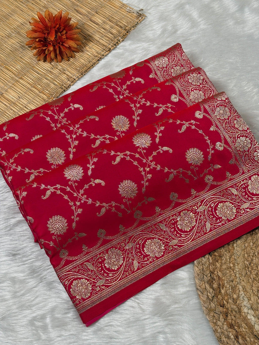 Mashru Katan Banarasi Saree