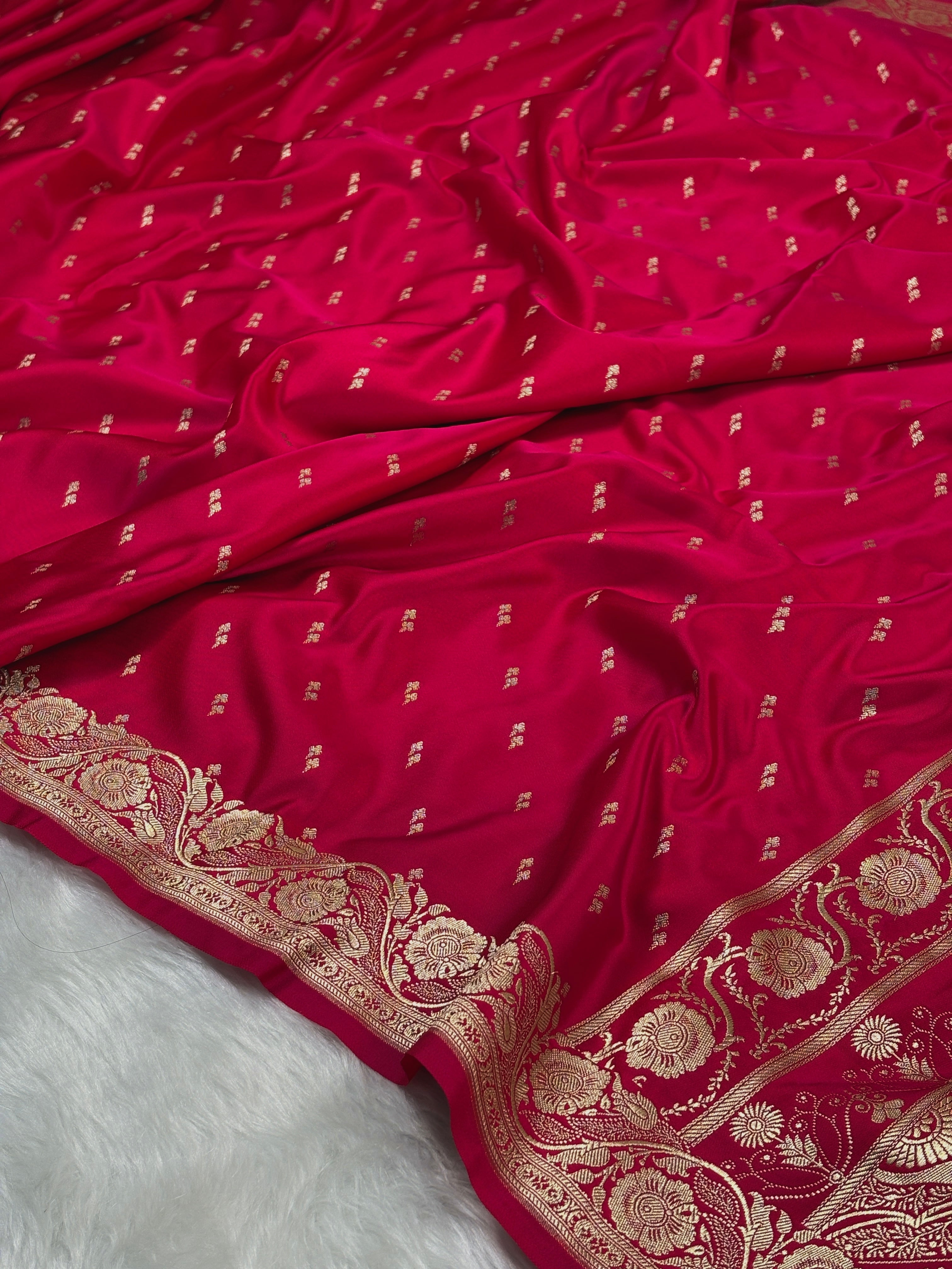 Mashru Katan Banarasi Saree