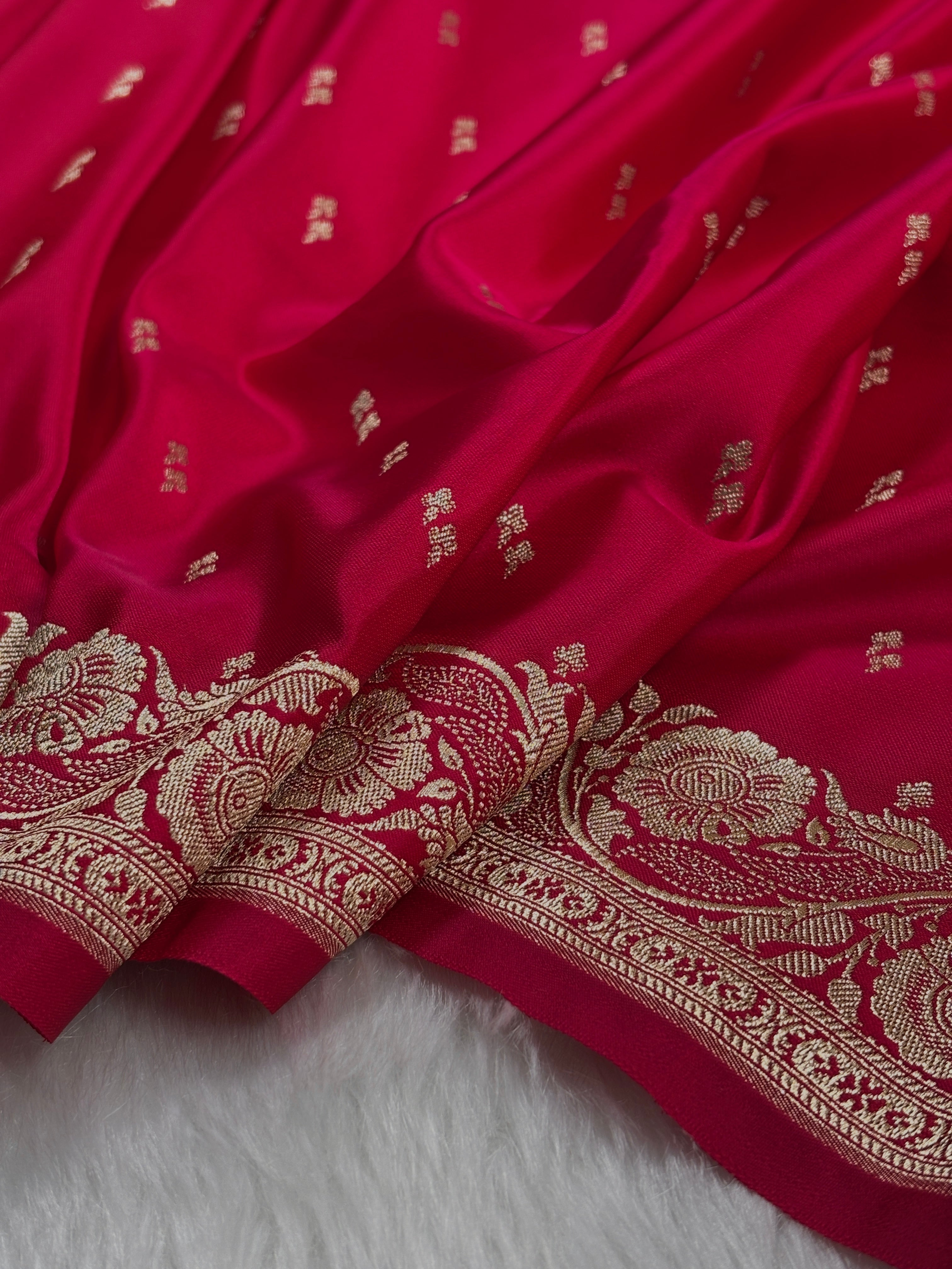 Mashru Katan Banarasi Saree