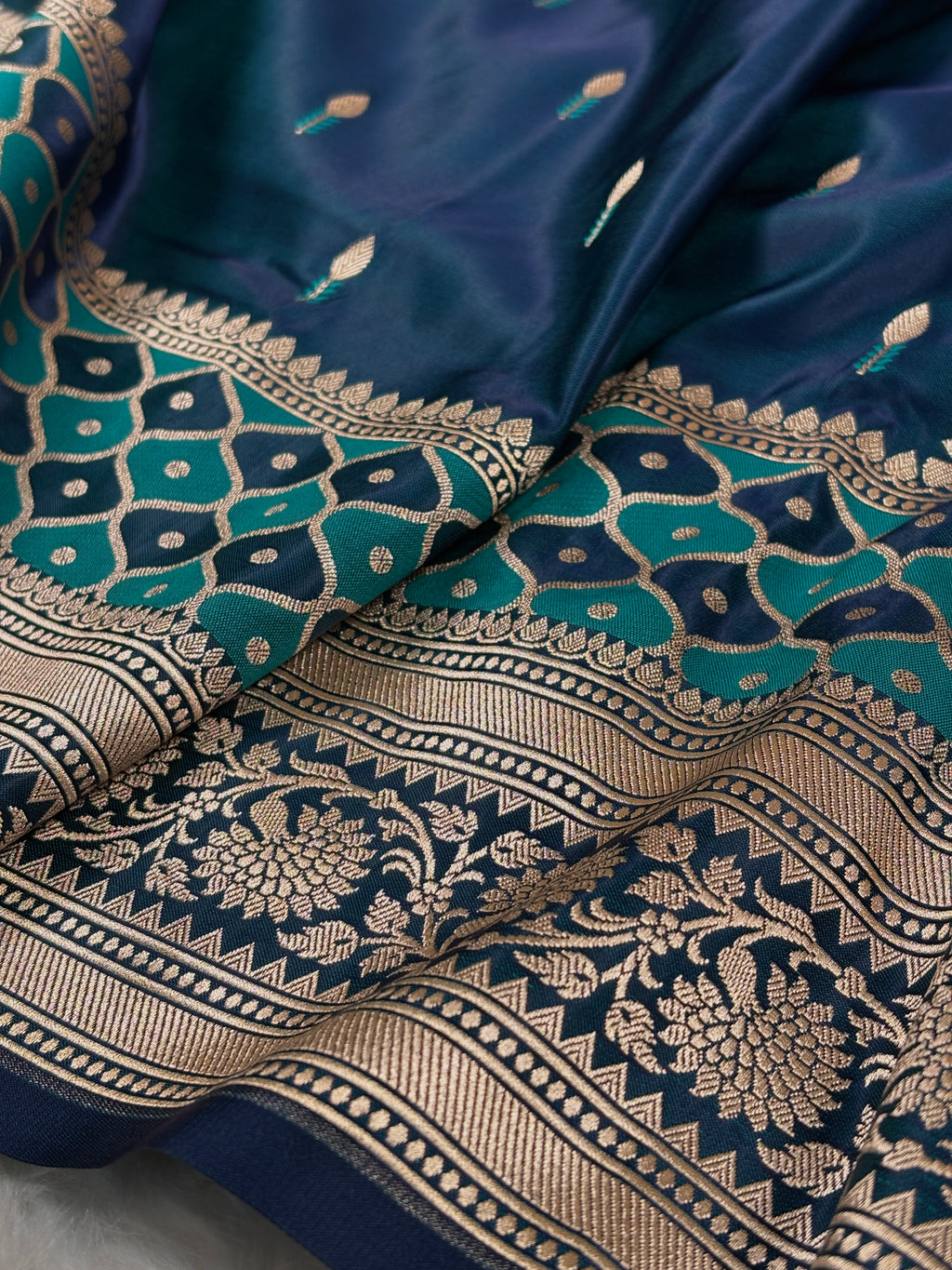 Mashru Katan Banarasi Saree