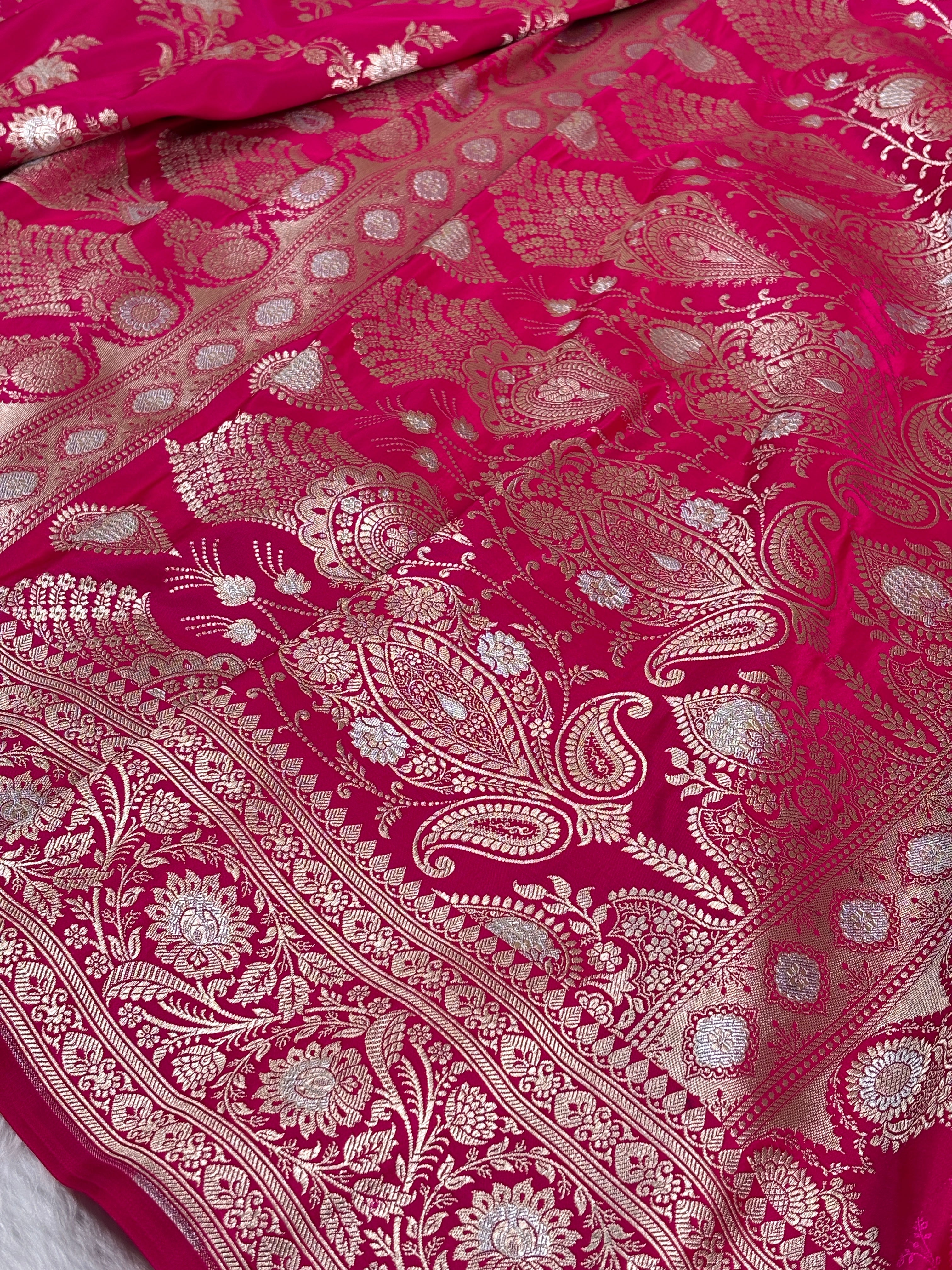 Mashru Katan Banarasi Saree