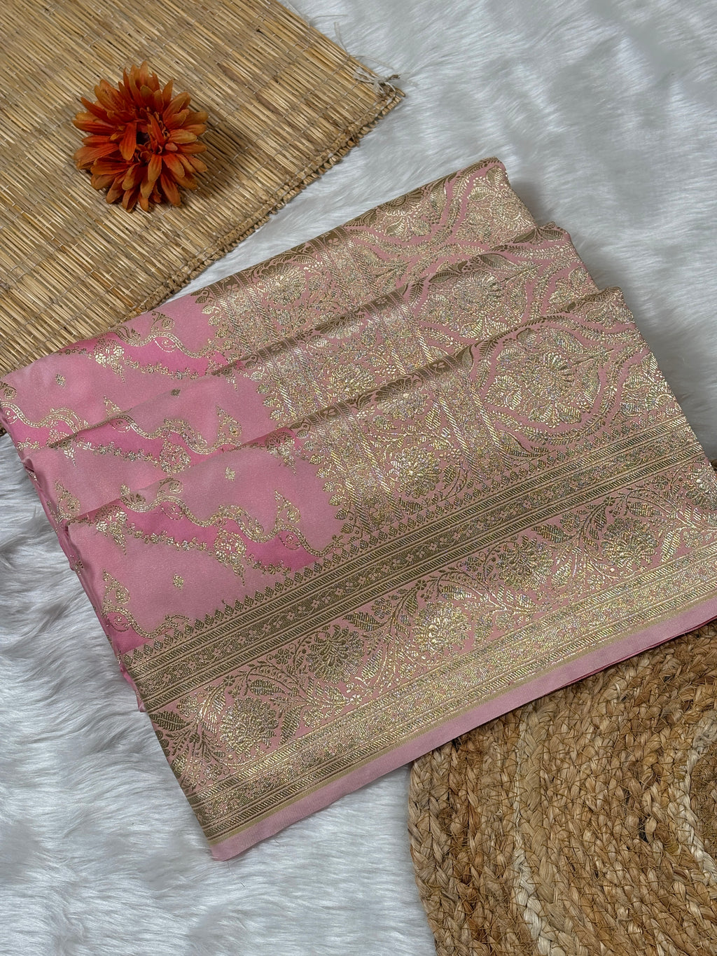 Mashru Katan Banarasi Saree