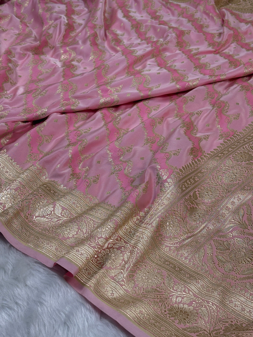 Mashru Katan Banarasi Saree