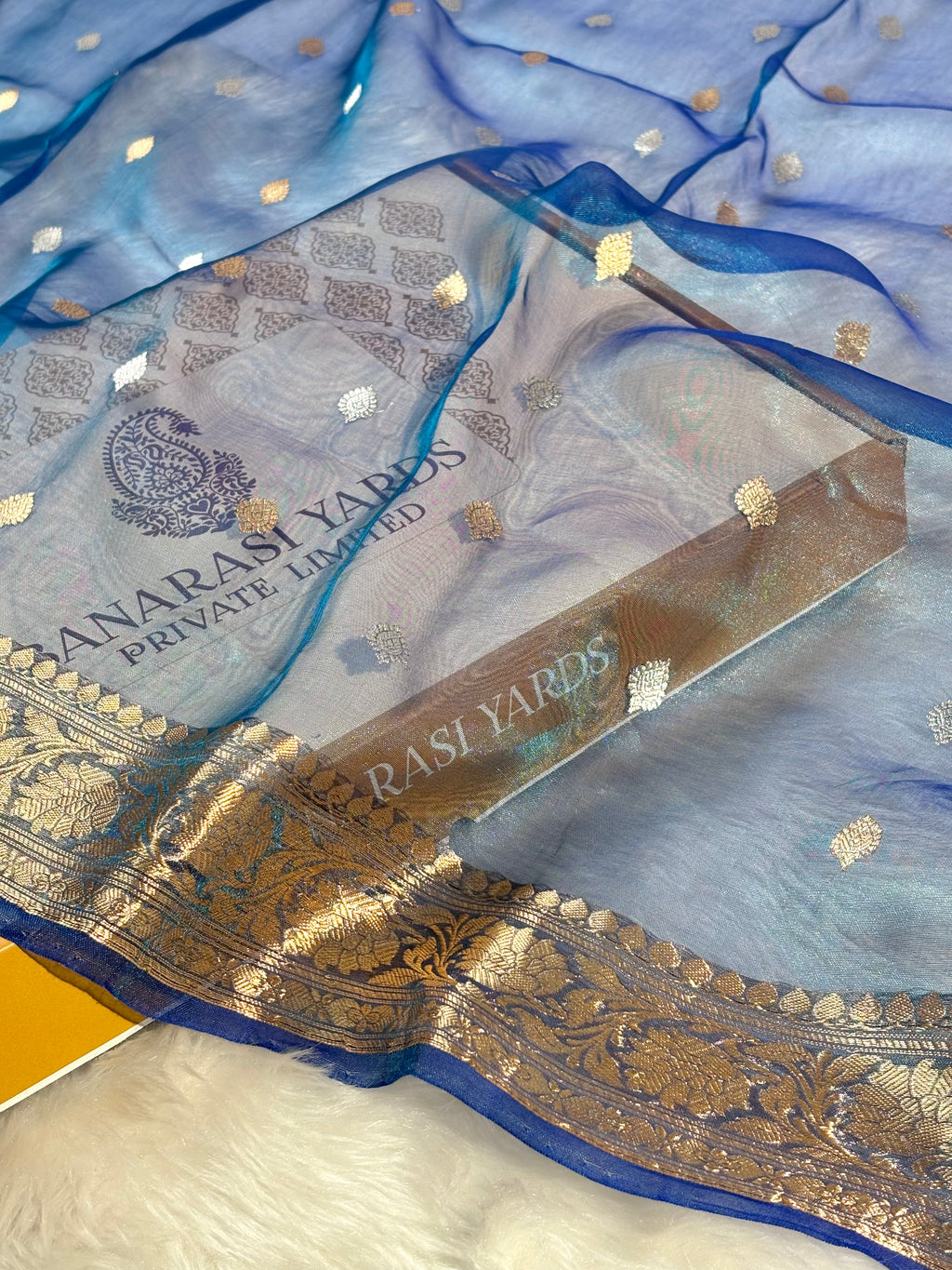 Pure Tissue Alfi Handloom Banarasi Saree
