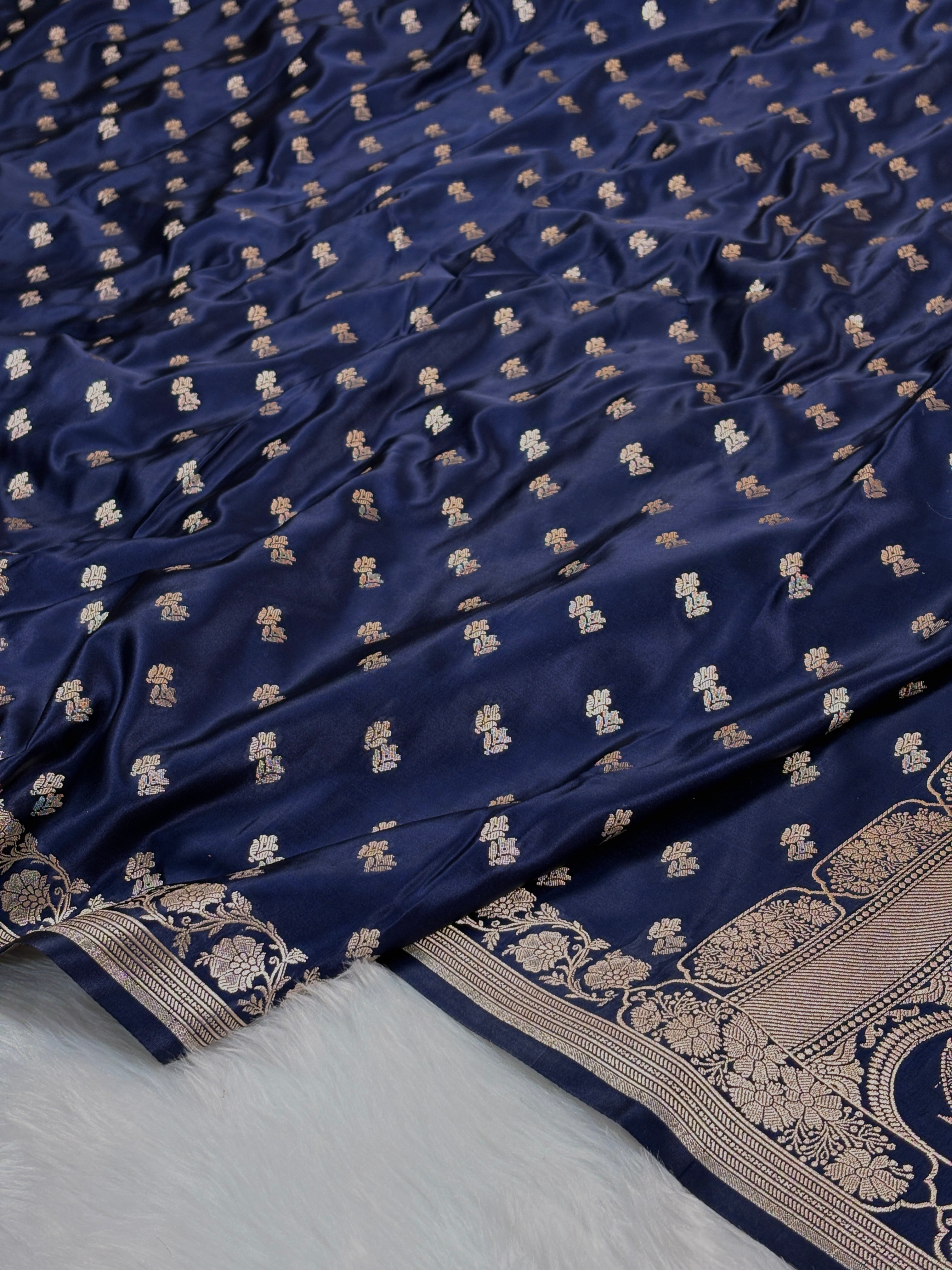 Mashru Katan Banarasi Saree