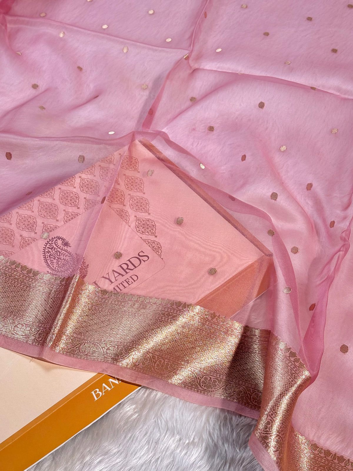 Pure Kora Organza Banarasi Saree