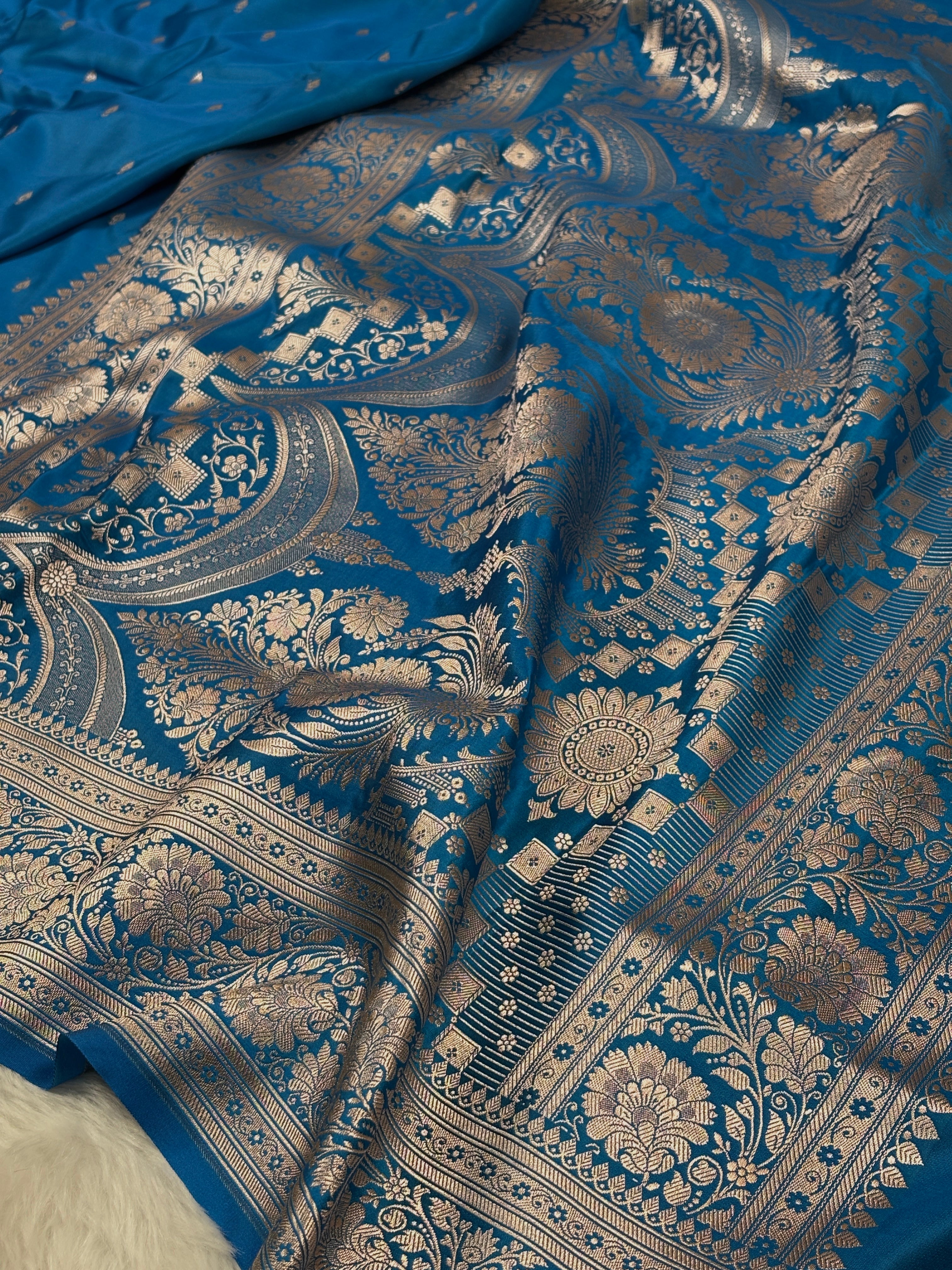 Mashru Katan Banarasi Saree