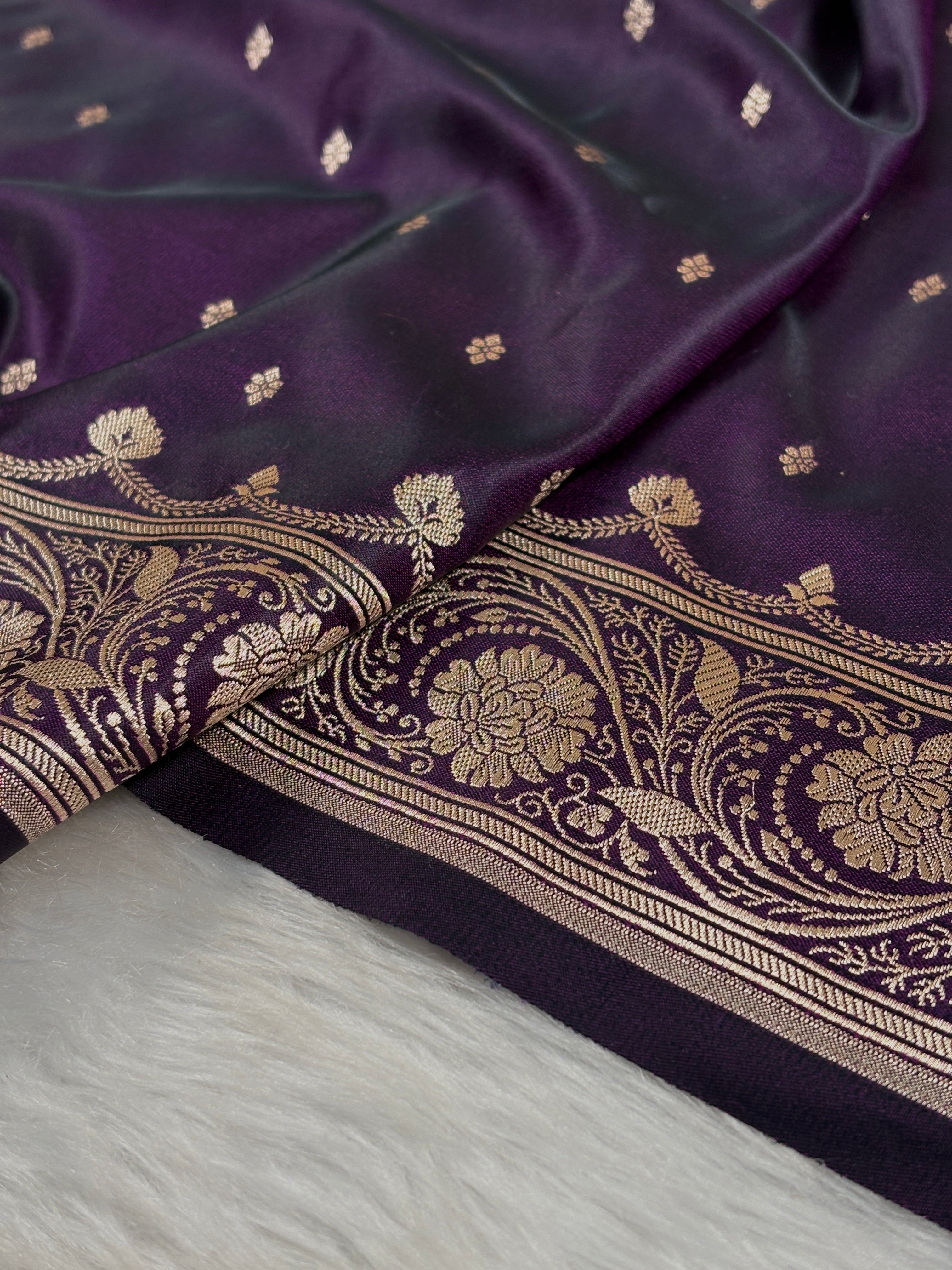 Mashru Katan Banarasi Saree