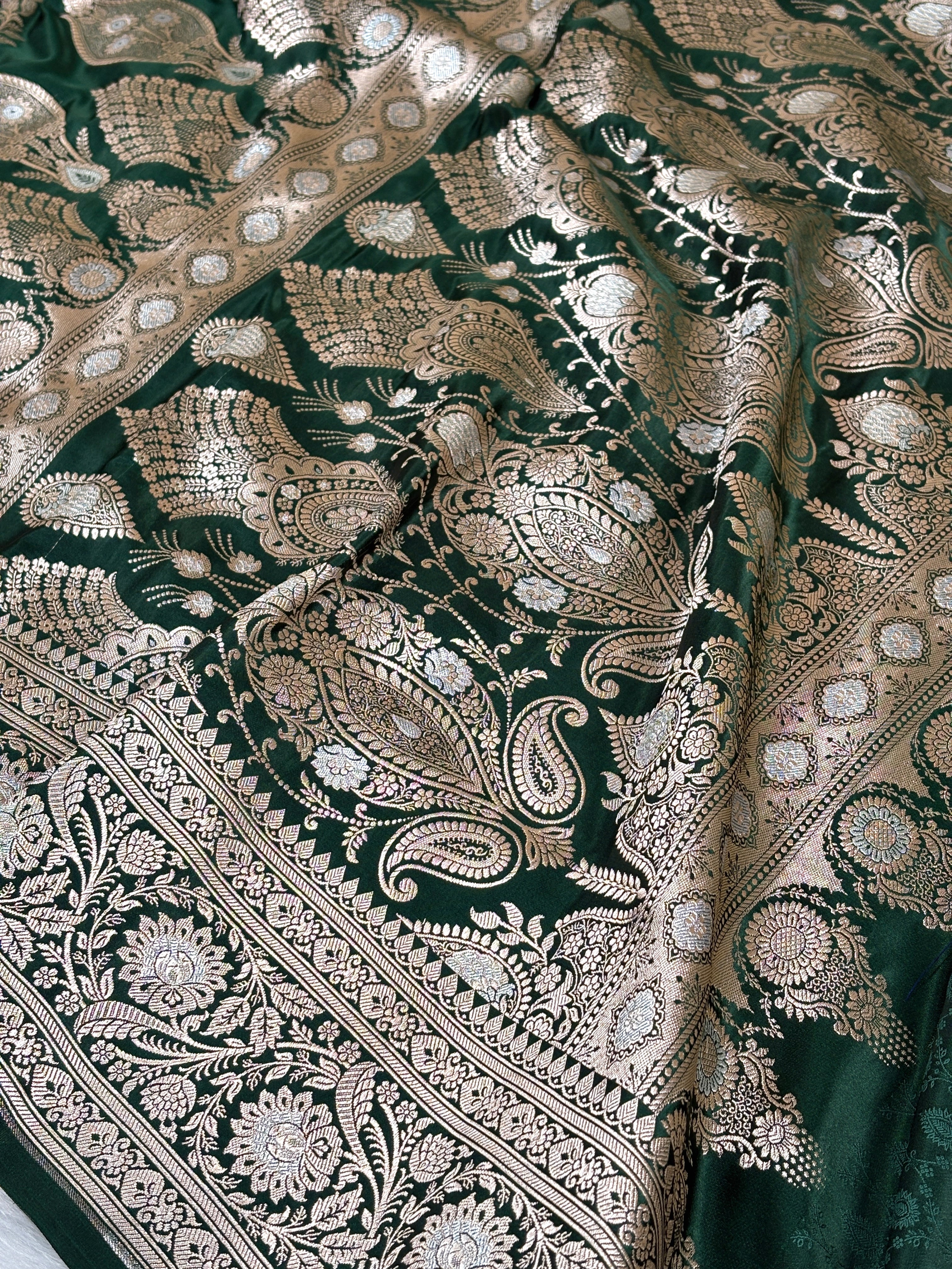 Mashru Katan Banarasi Saree