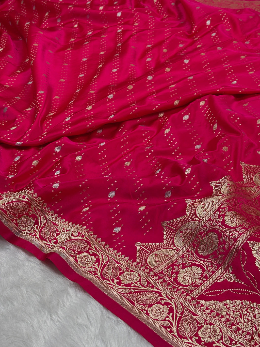 Mashru Katan Banarasi Saree