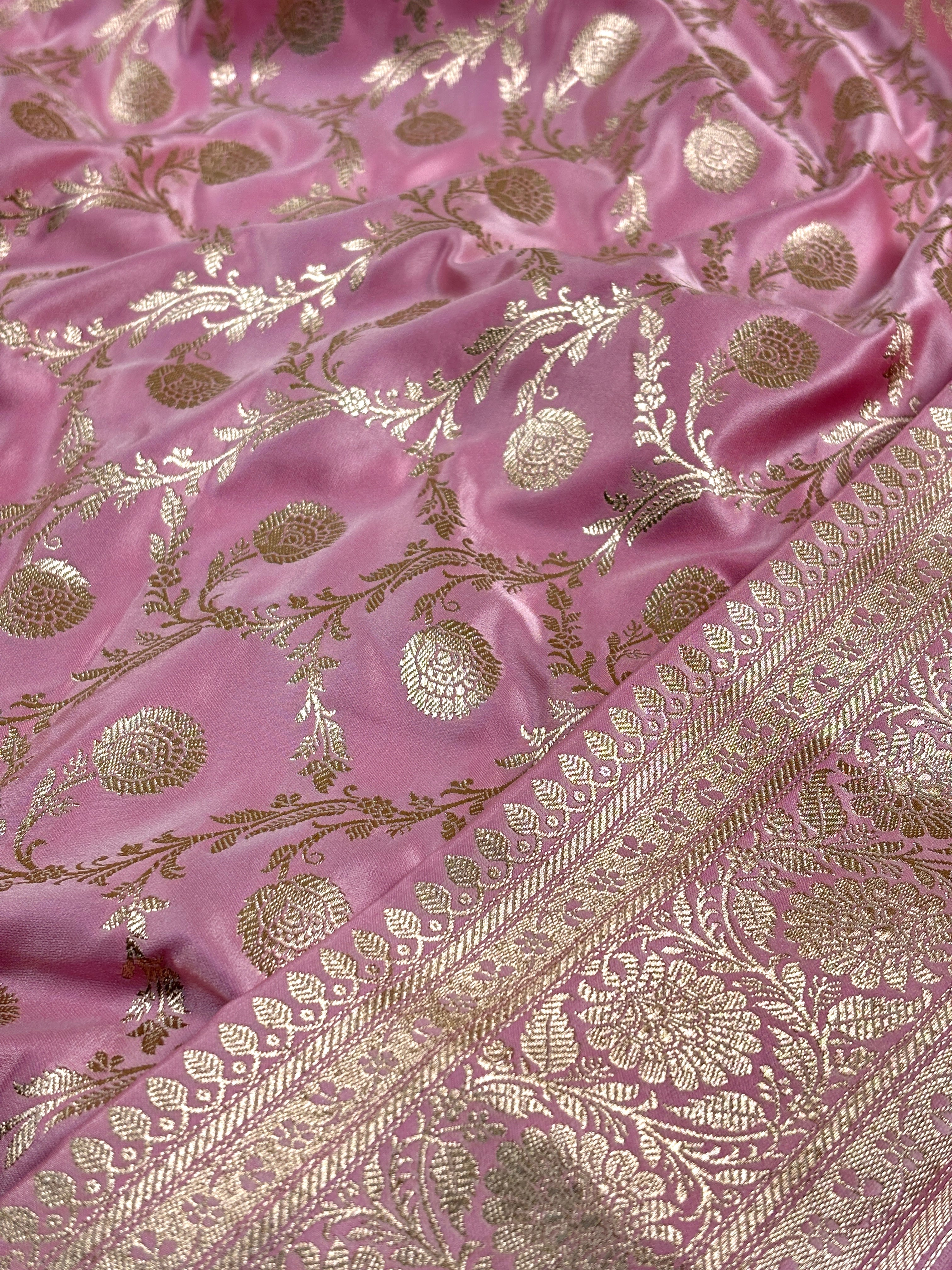 Mashru Katan Banarasi Saree
