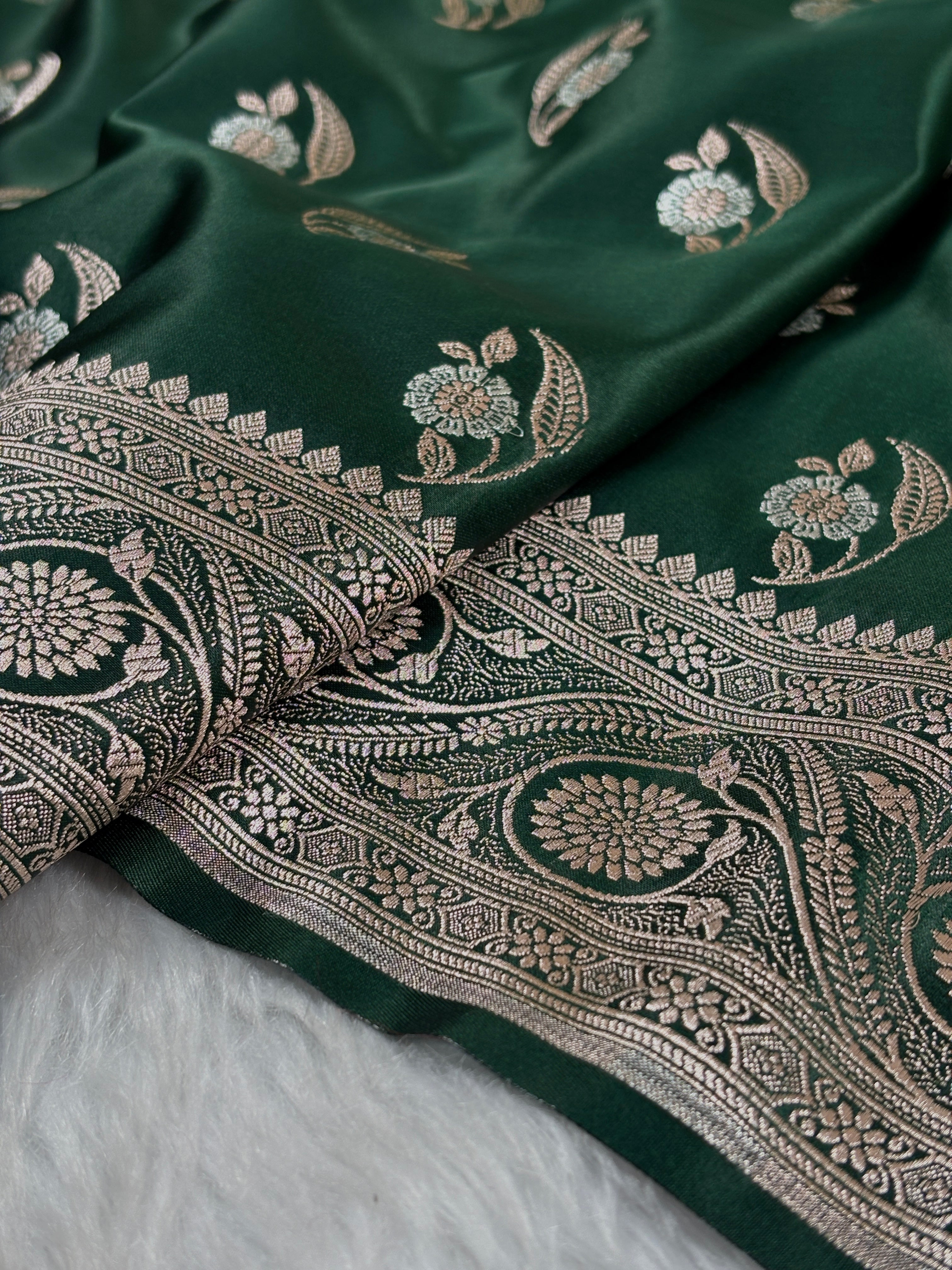 Mashru Katan Banarasi Saree