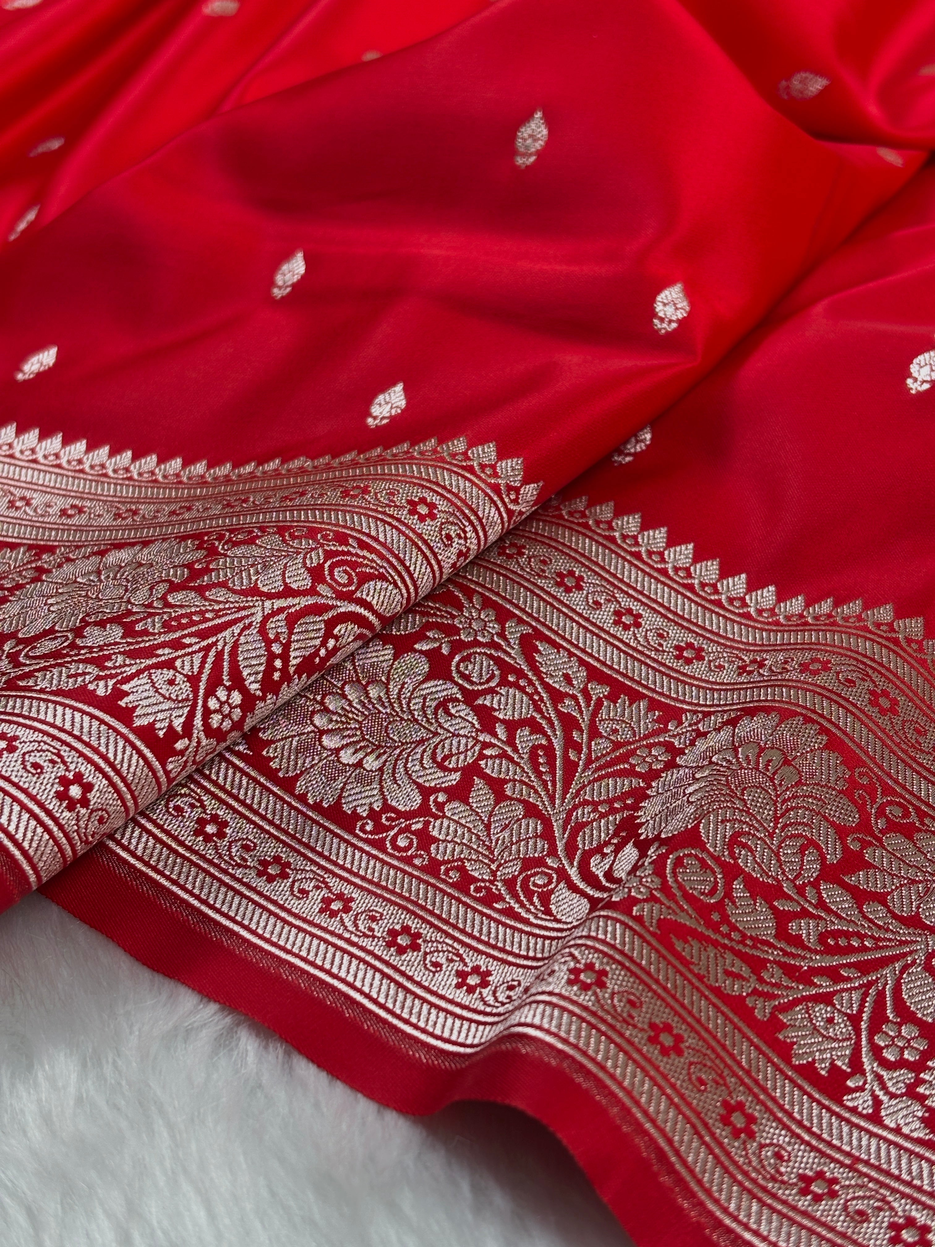 Mashru Katan Banarasi Saree