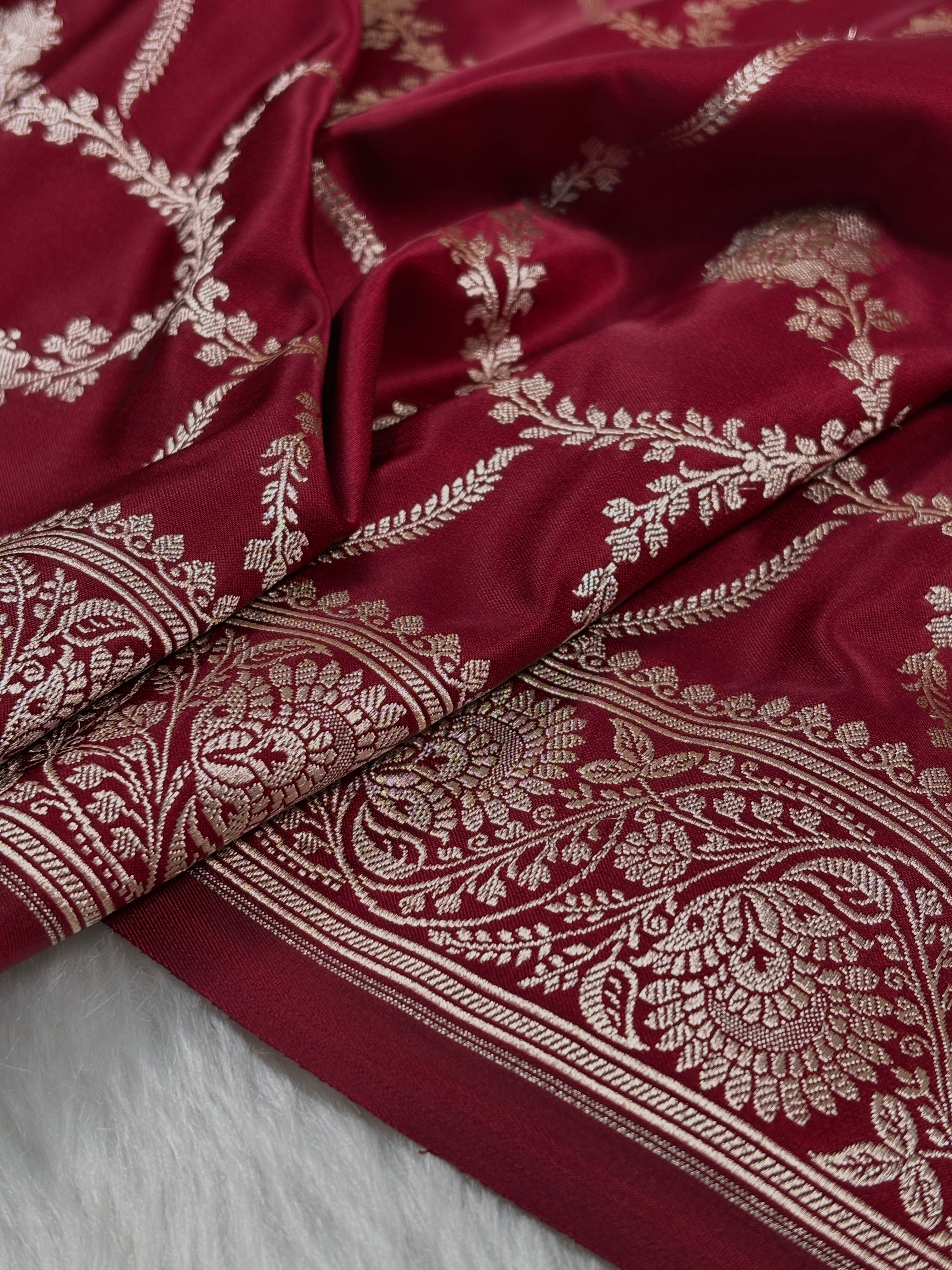 Mashru Katan Banarasi Saree