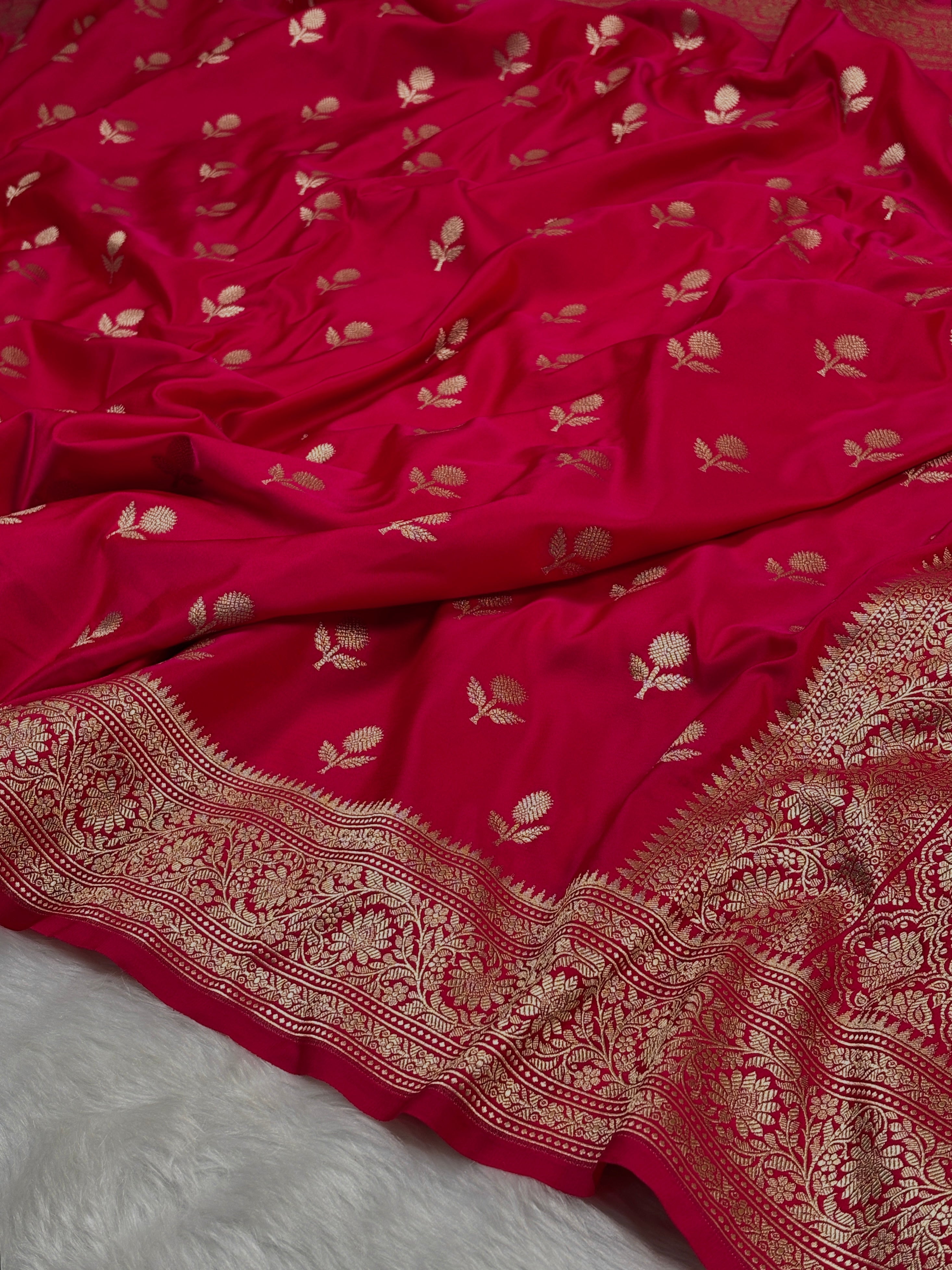 Mashru Katan Banarasi Saree