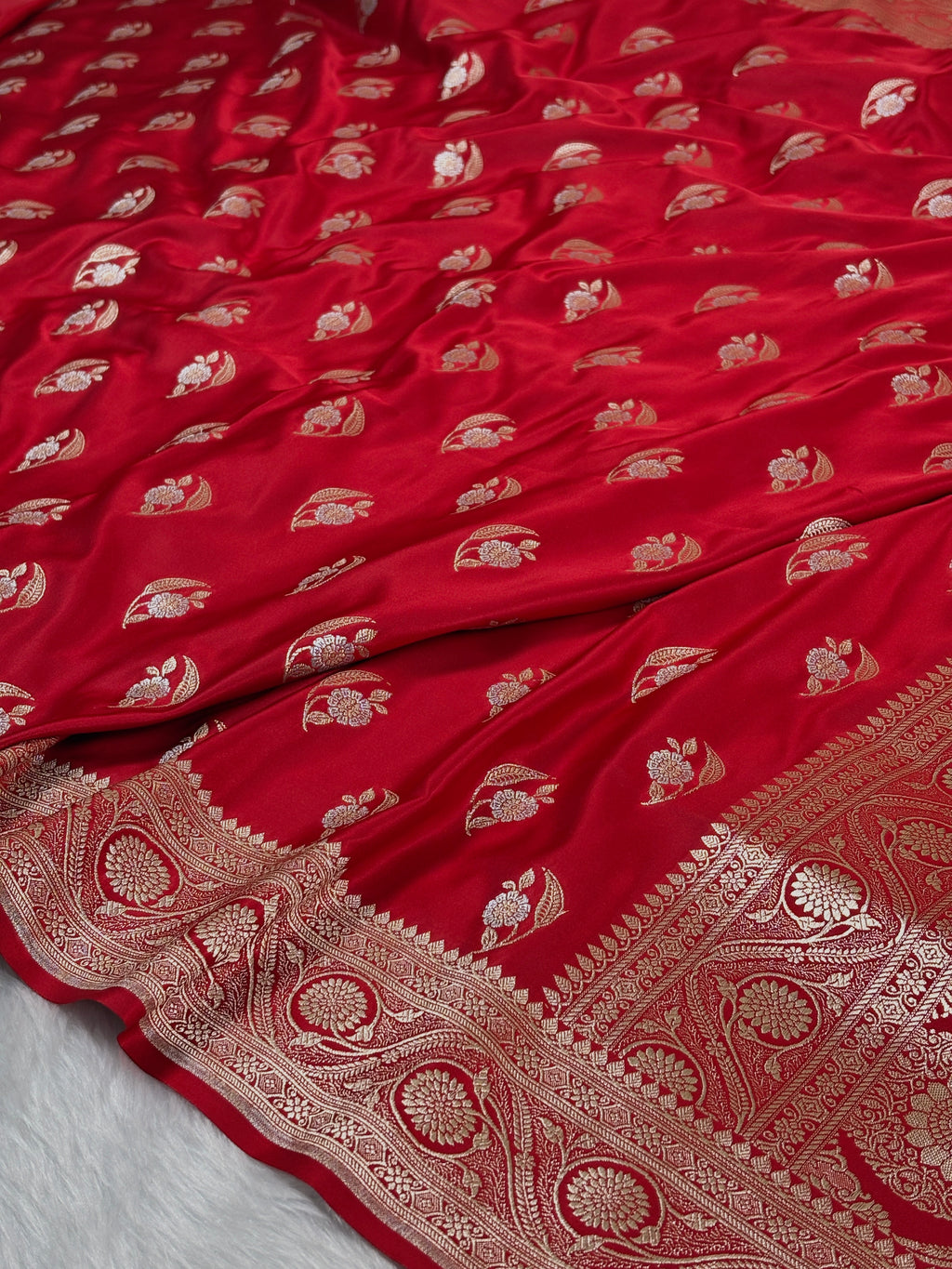 Mashru Katan Banarasi Saree